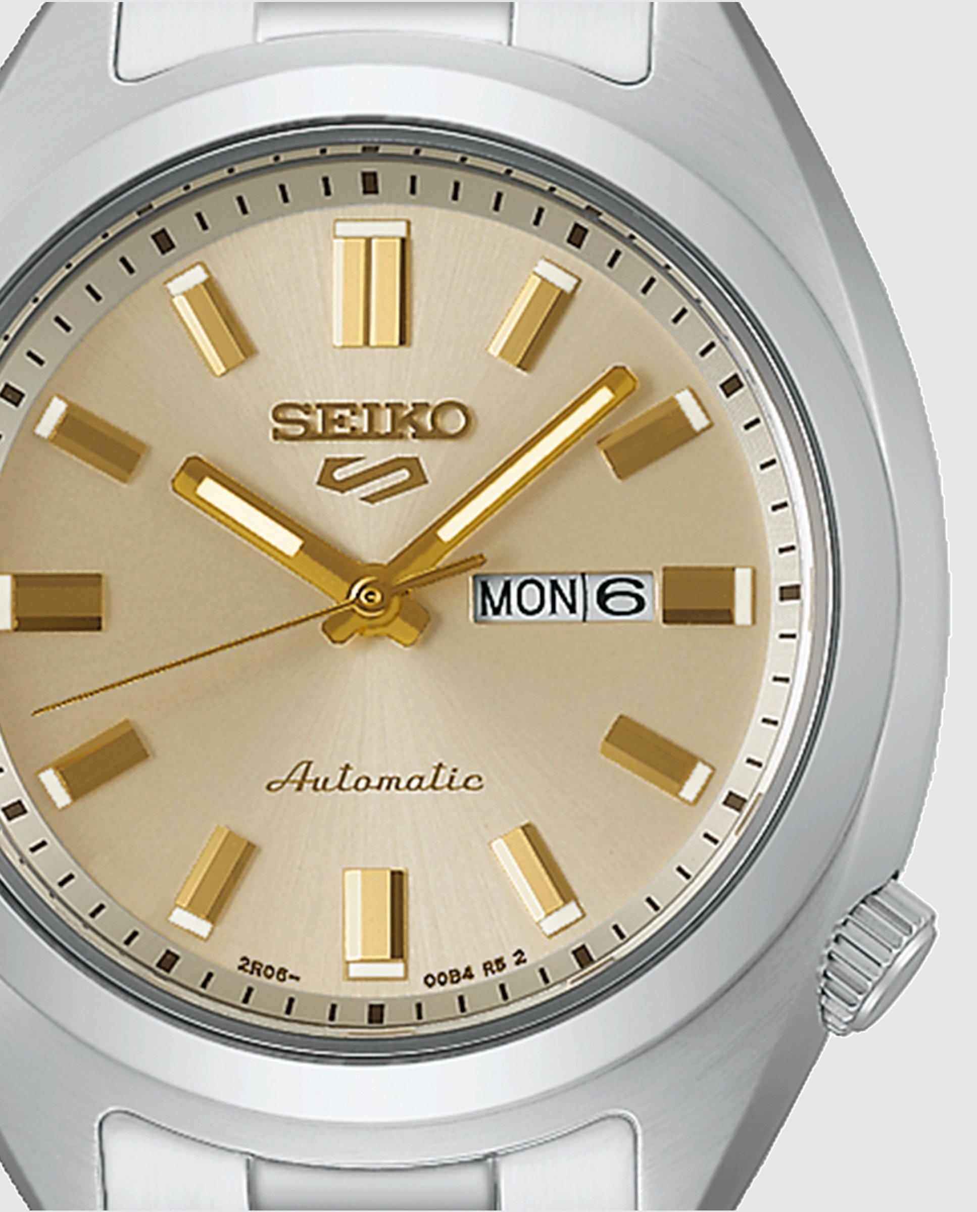 Reloj de mujer 5 sports sre023k1 automático de acero y correa plateada - Seiko - Plata Plata-2