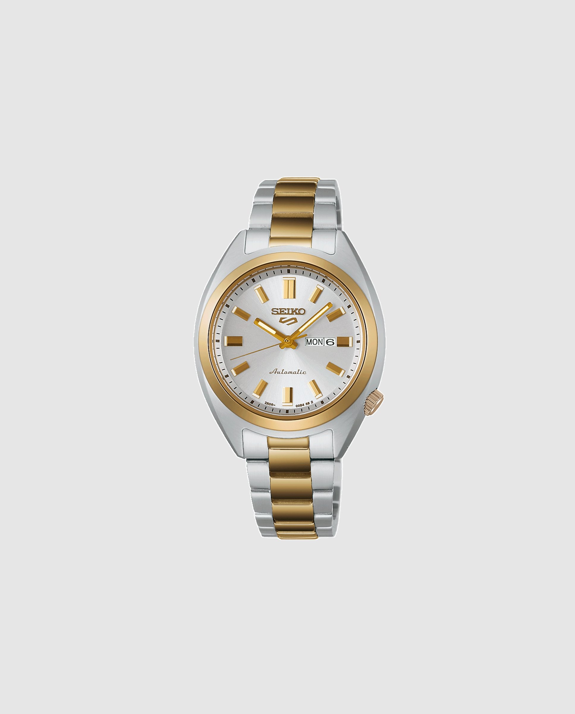 Imagen 0 de Reloj de mujer 5 sports sre024k1 automático de acero y correa plateada Plata