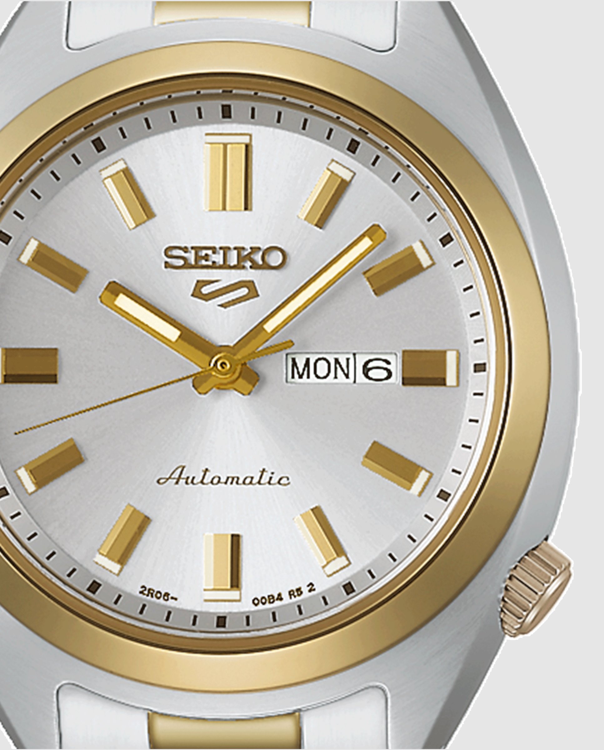 Reloj de mujer 5 sports sre024k1 automático de acero y correa plateada - Plata Plata-2