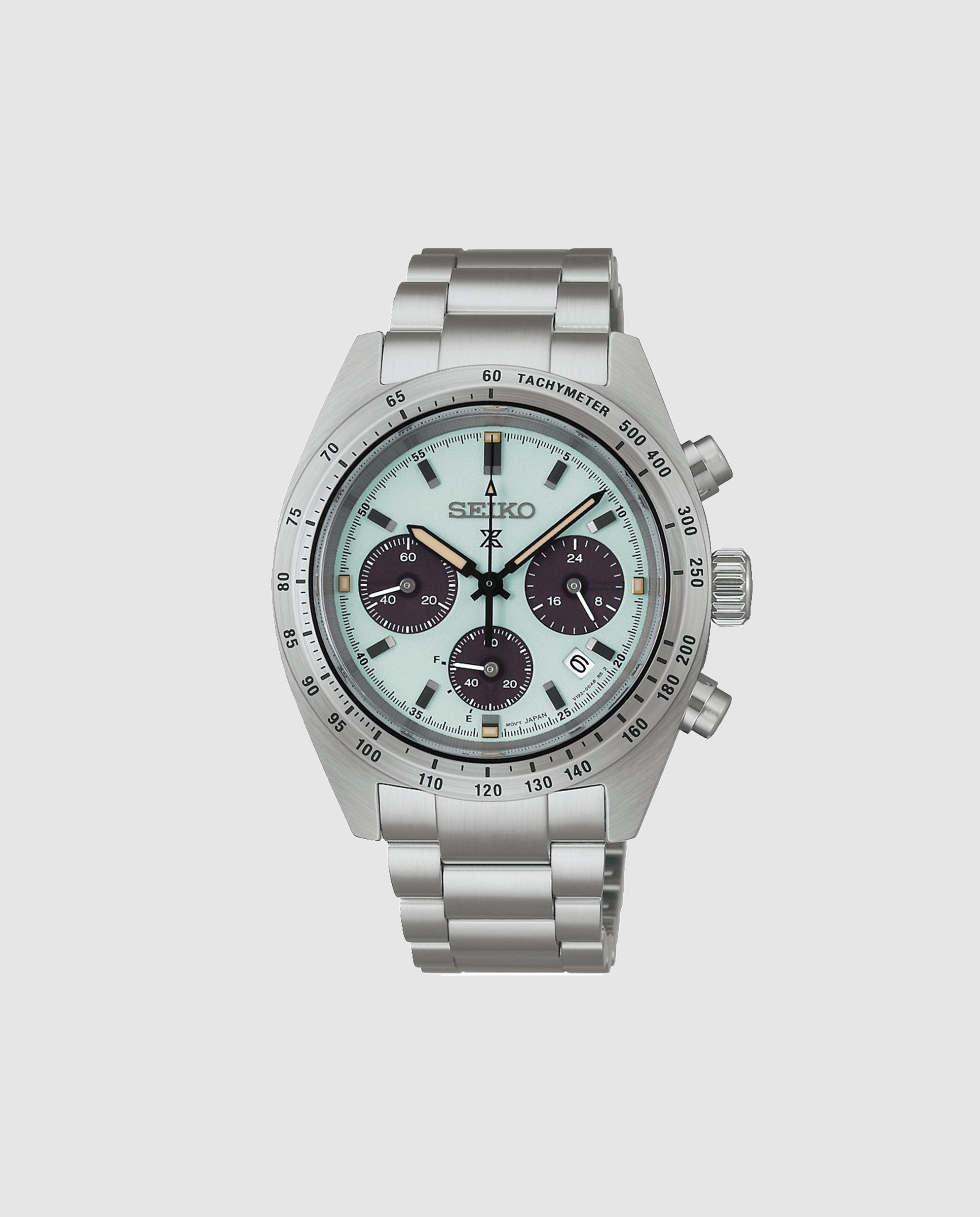 Reloj de hombre Prospex SSC965P1 de acero y correa plateada Plata