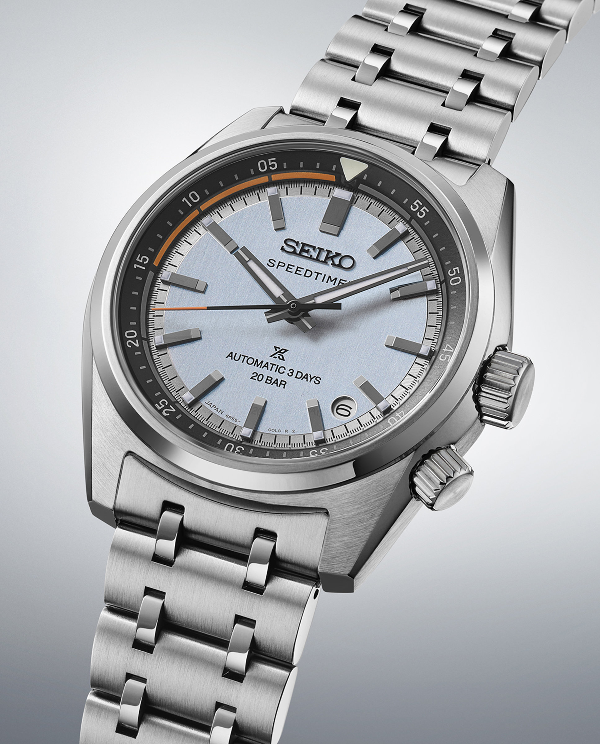 Imagen 3 de Reloj de hombre prospex hbc003j1 automático de acero y correa plateada - Seiko - Plata Plata