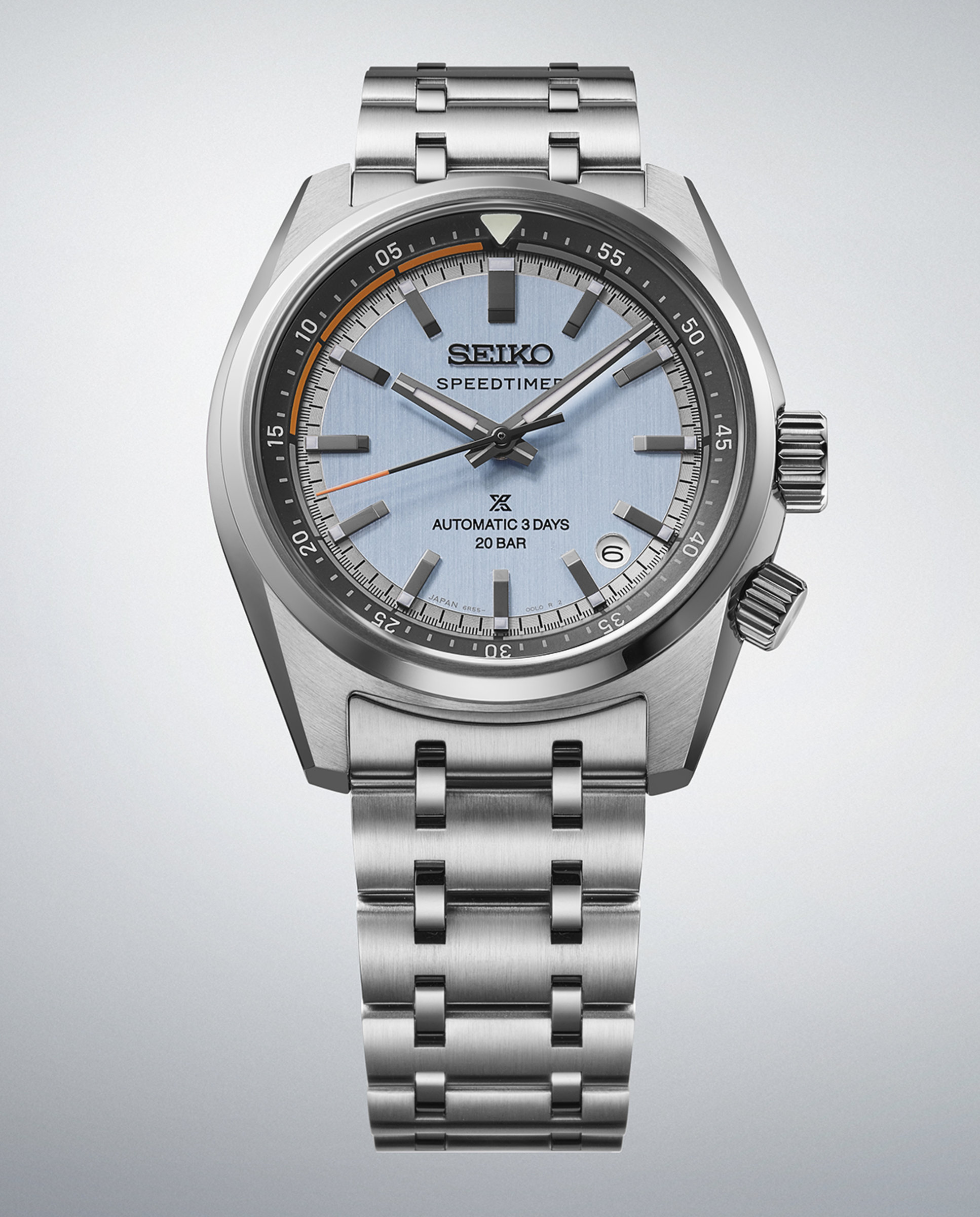 Imagen 4 de Reloj de hombre prospex hbc003j1 automático de acero y correa plateada - Seiko - Plata Plata