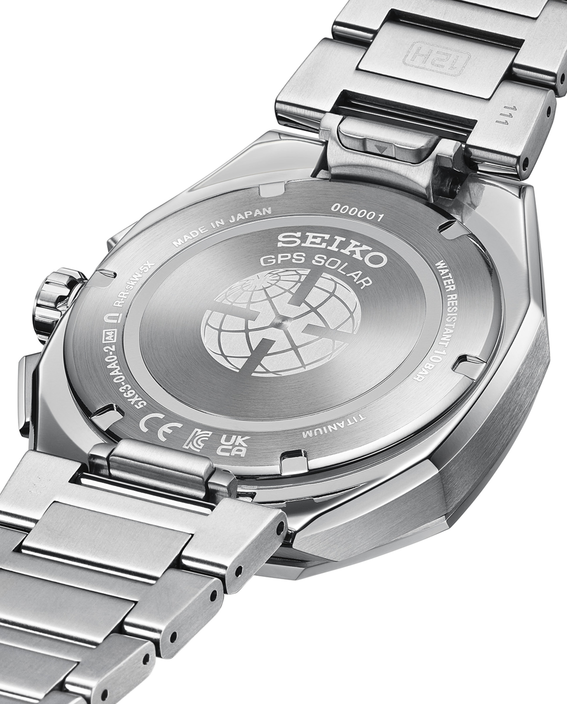 Reloj de hombre astron hab002j1 de titanio y correa plateada - Seiko - Plata Plata-5