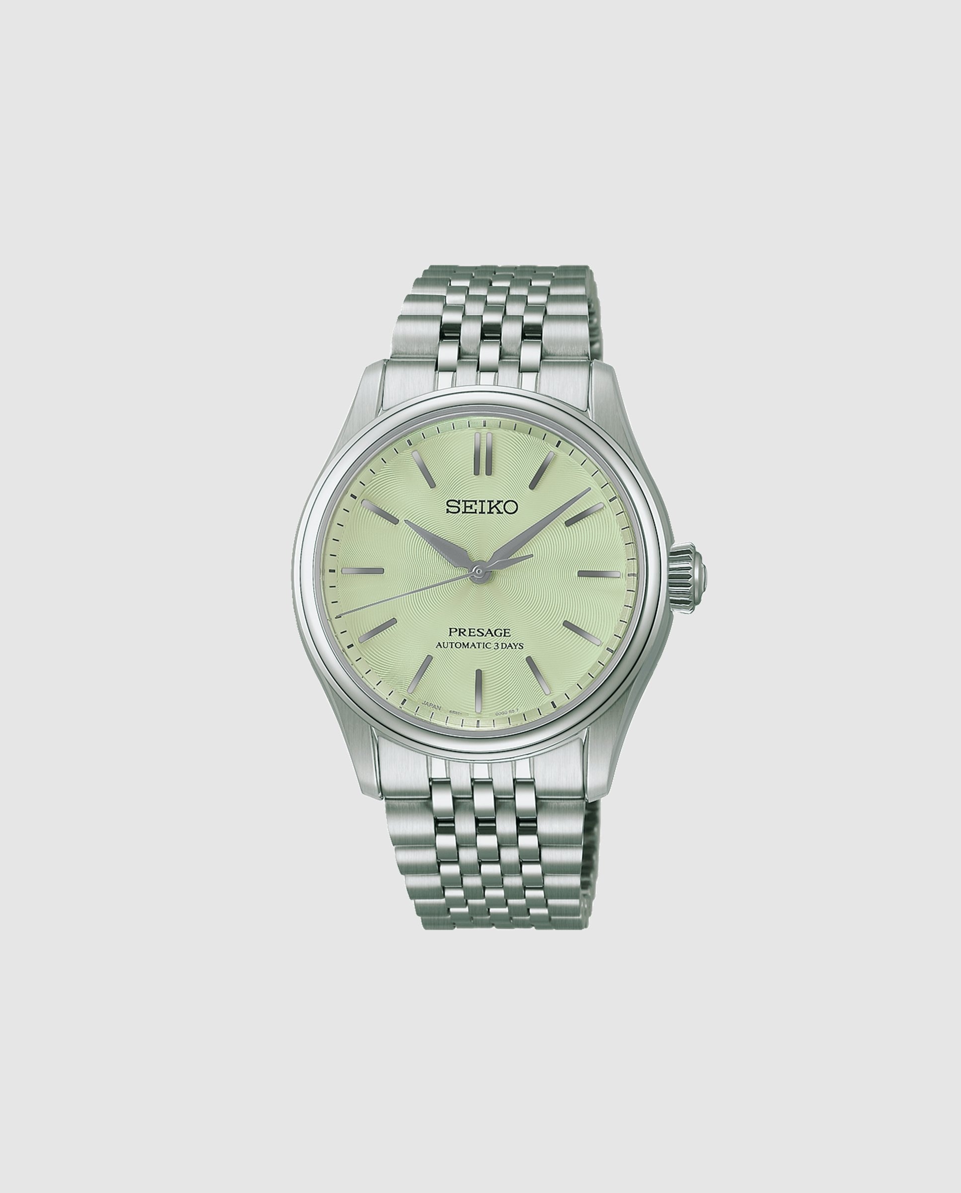 Imagen 0 de Reloj de hombre presage hcc002j1 automático de acero y correa plateada Plata