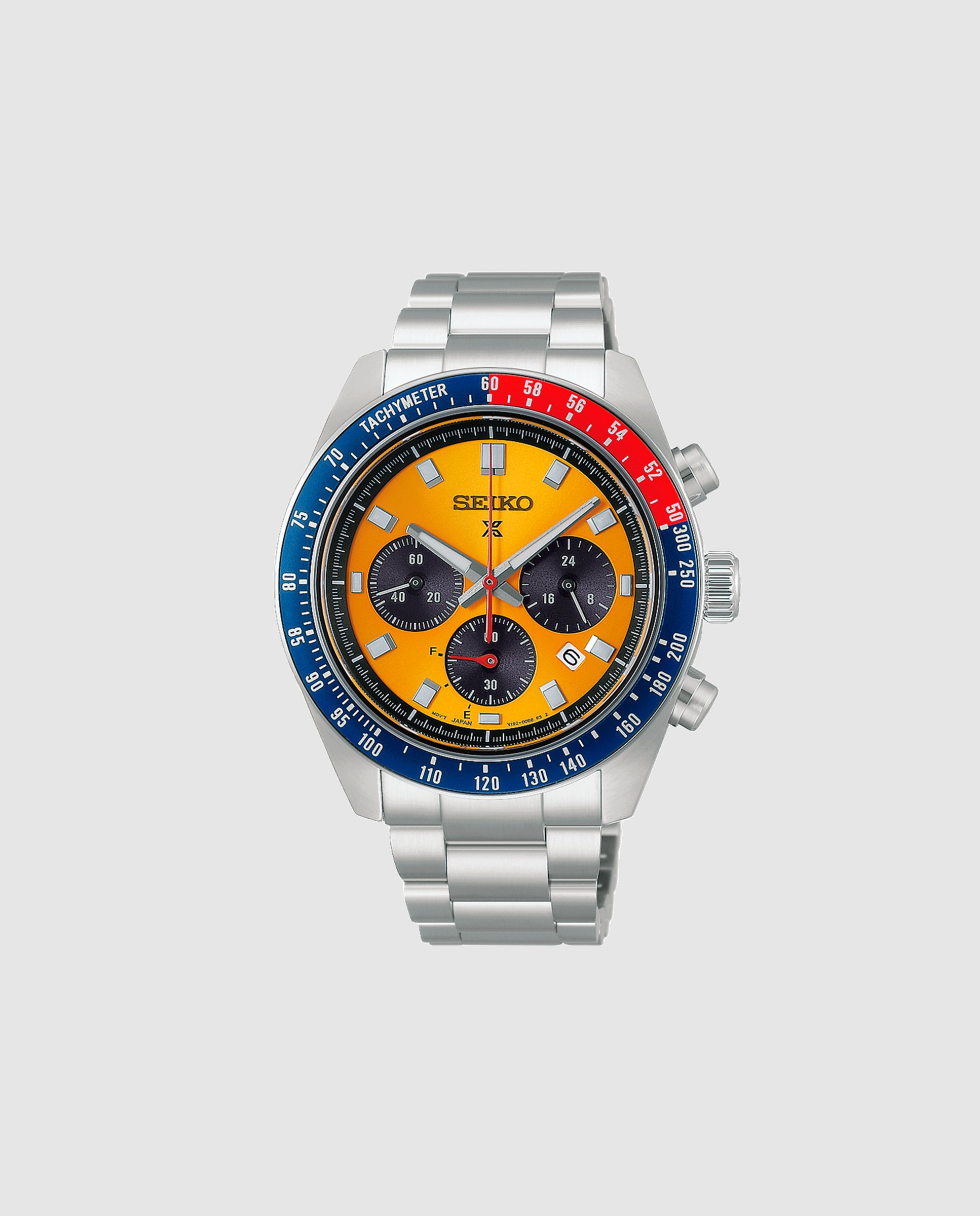 Imagen 0 de Reloj de hombre prospex hbj004p1 de acero y correa plateada Plata