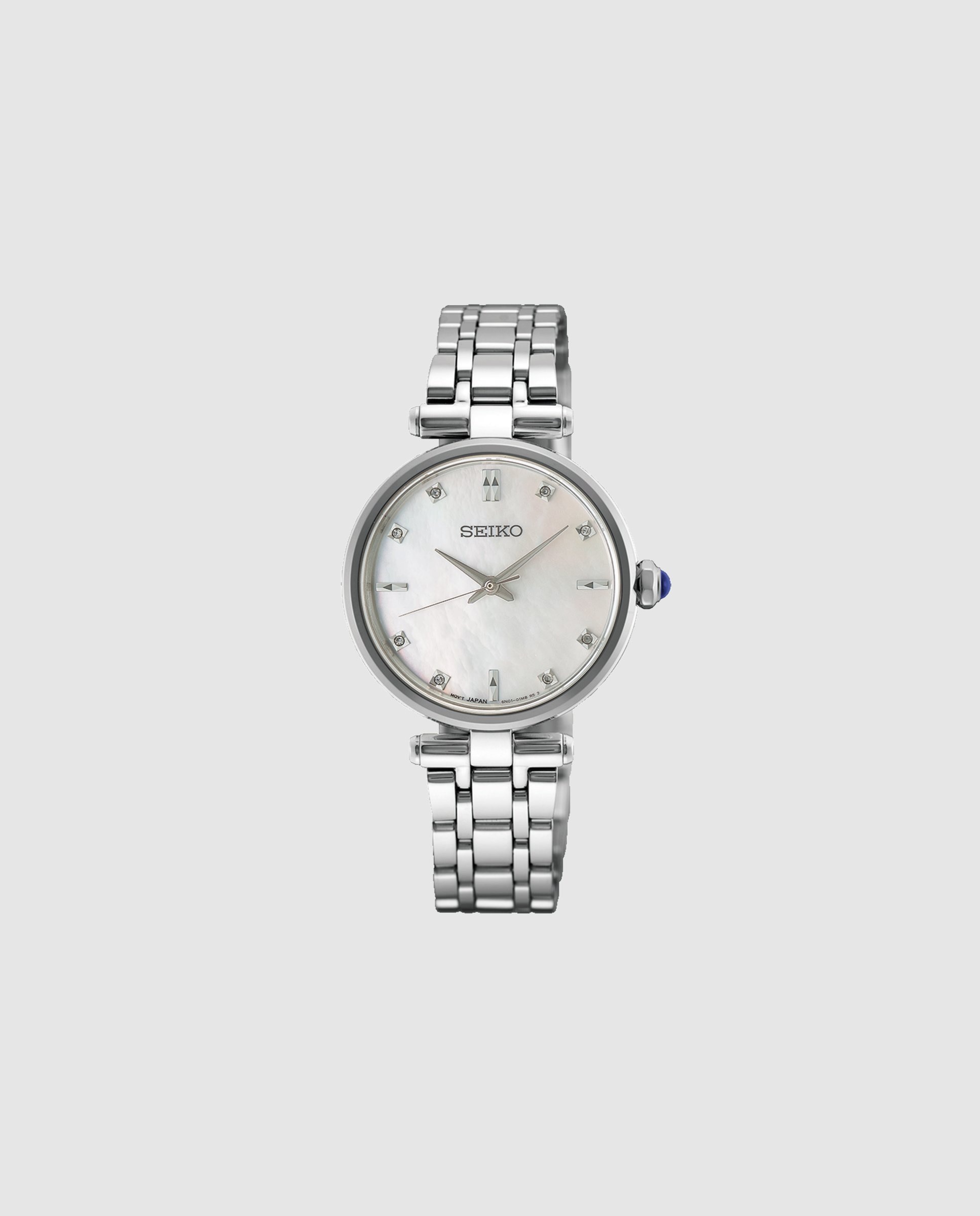 Imagen 0 de Reloj de mujer ladies hgh005p1 de acero y correa plateada Plata