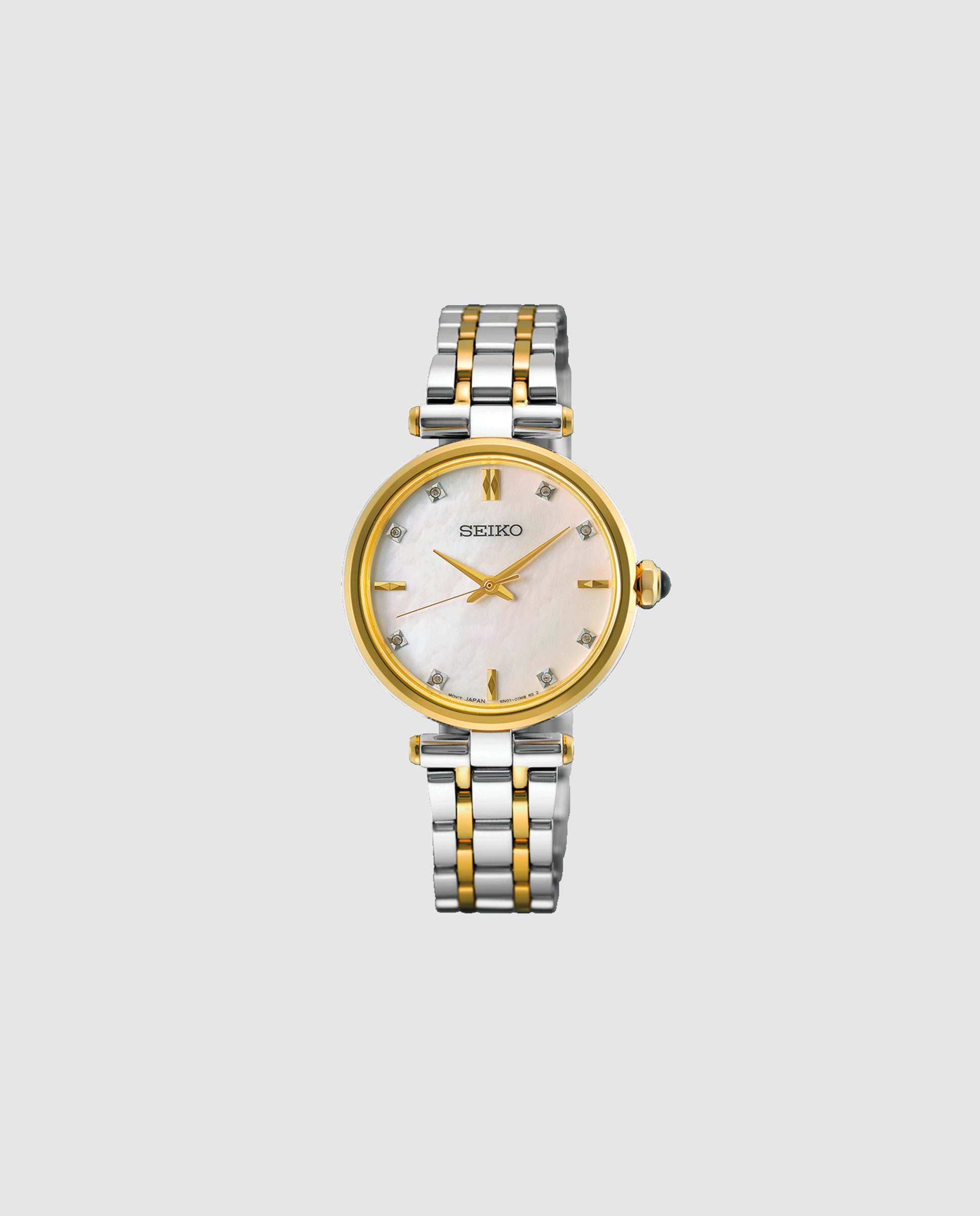 Imagen 0 de Reloj de mujer ladies hgh007p1 de acero y correa plateada Plata