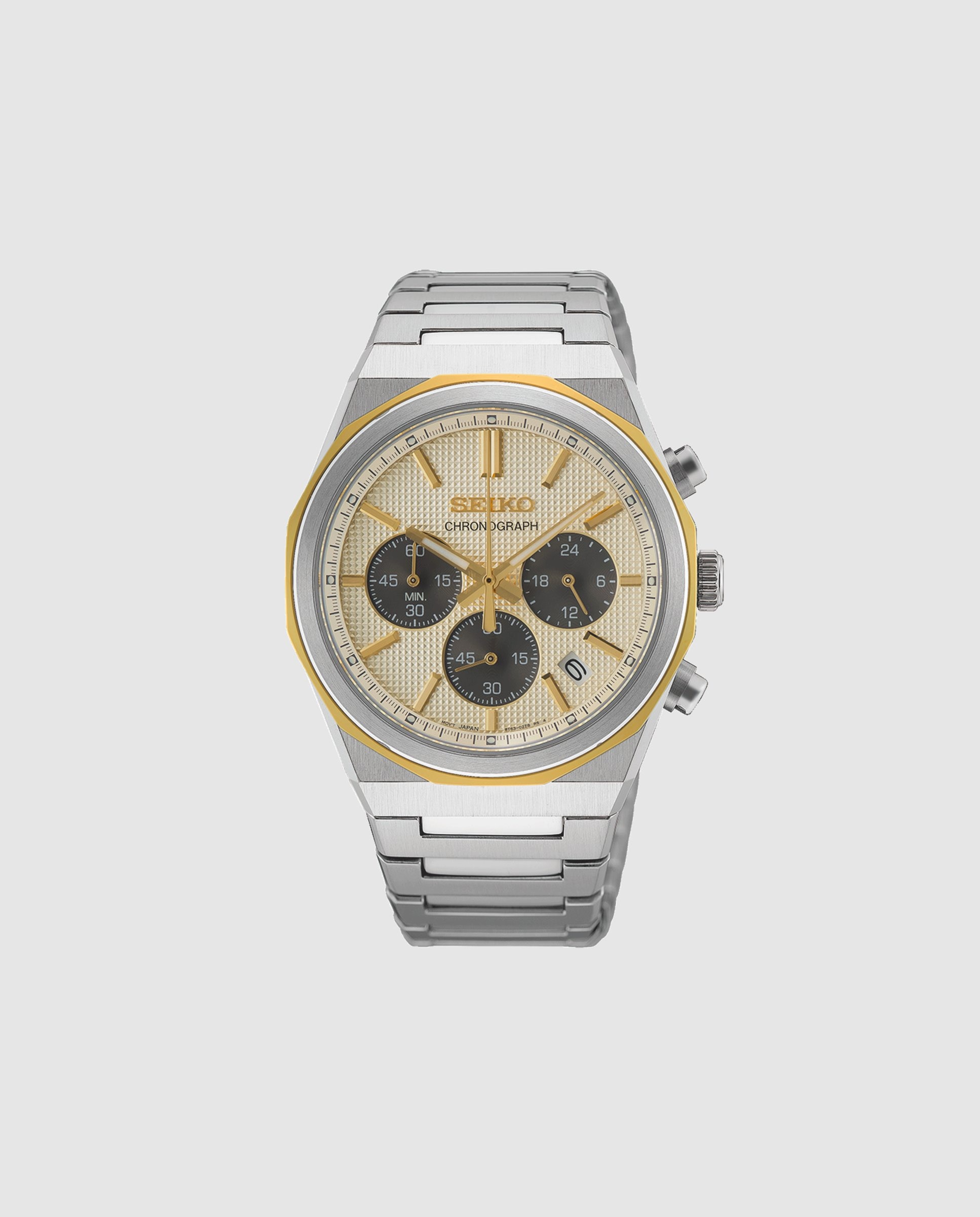 Imagen 0 de Reloj de hombre neo classic hgk001p1 de acero y correa plateada Plata