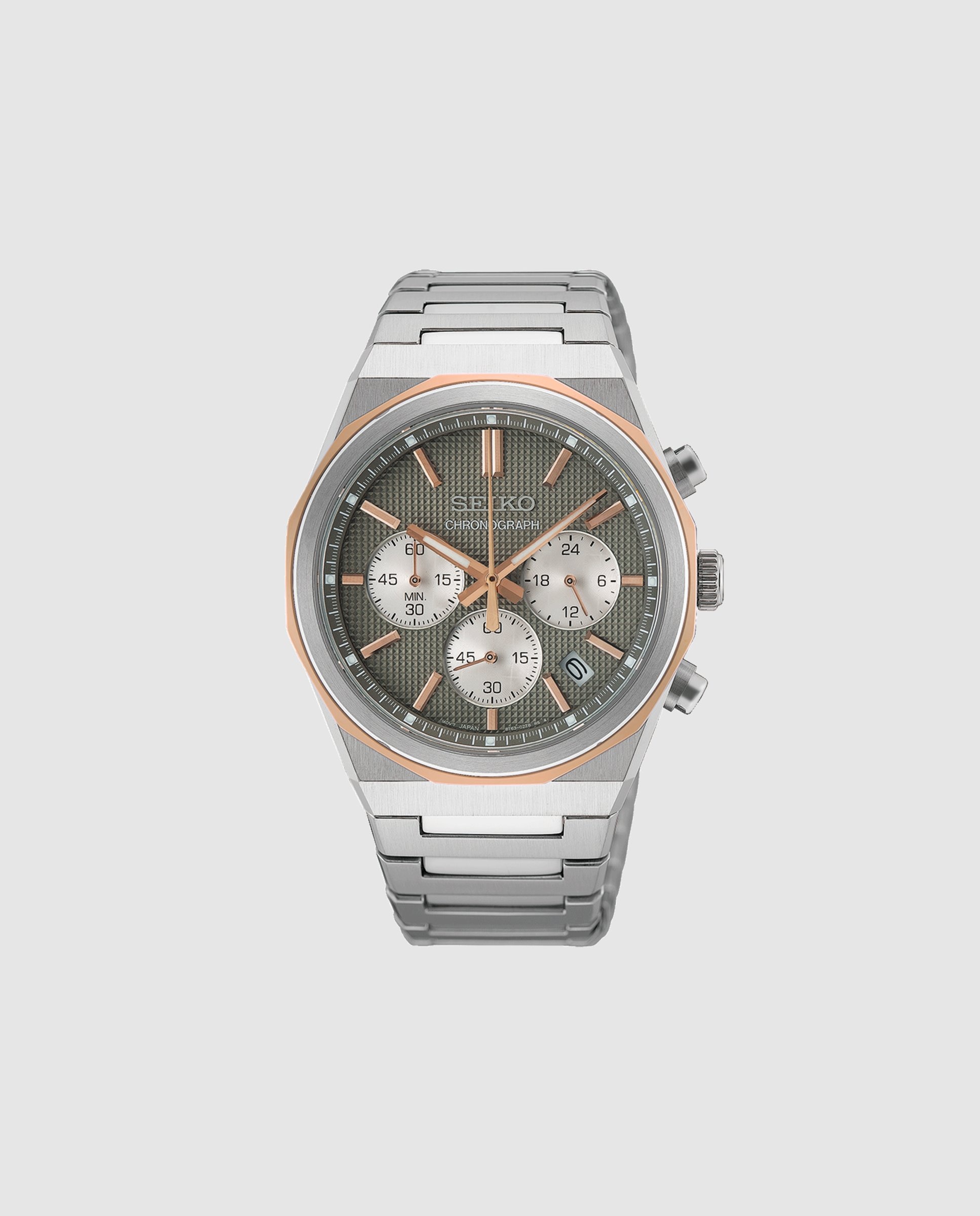 Imagen 0 de Reloj de hombre neo classic hgk002p1 de acero y correa plateada Plata