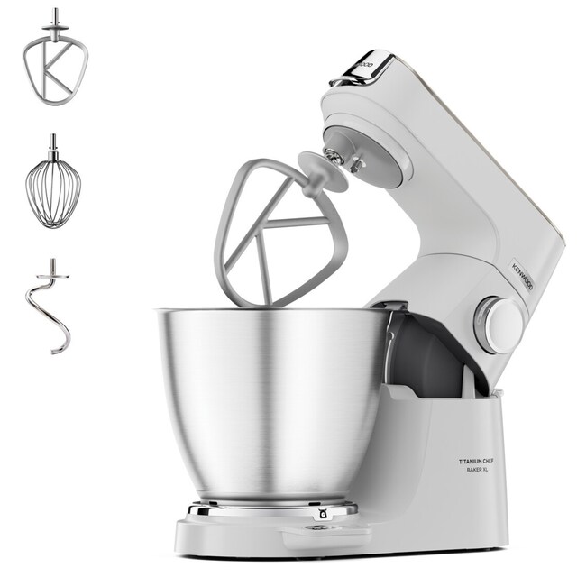 Imagen 0 de Robot de cocina Kenwood Titanium Chef Baker XL KVL65.001WH con báscula integrada