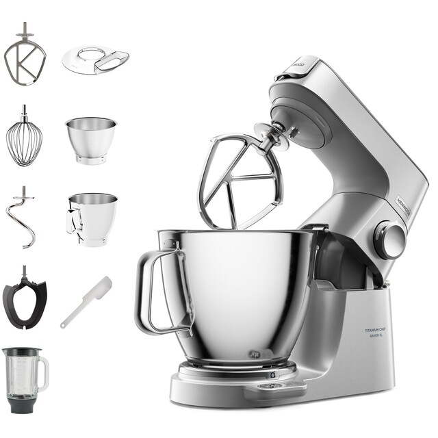 Imagen 0 de Robot de cocina Kenwood Titanium Chef Baker XL KVL85.124SI con báscula integrada