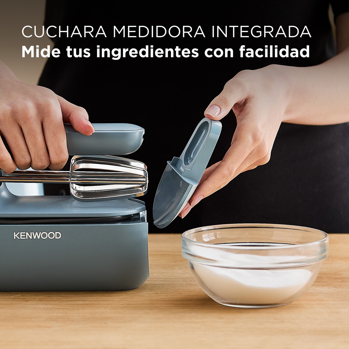 Imagen 5 de Batidora de varillas Kenwood QuickMix Go HMP40.000GY portátil - Azul Azul