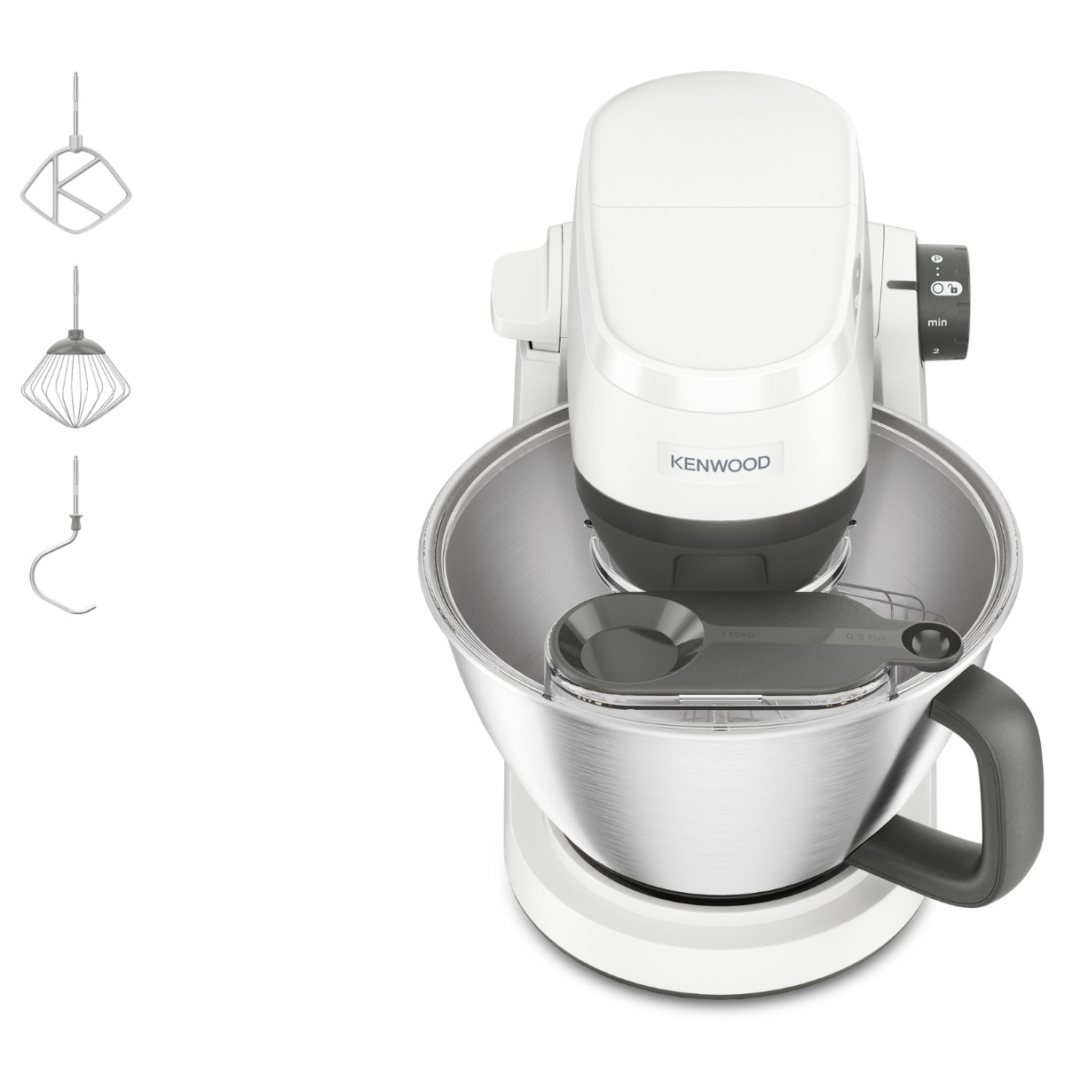 Kenwood - Robot de cocina Kenwood Multi Tasker KHC30.000WH silencioso.