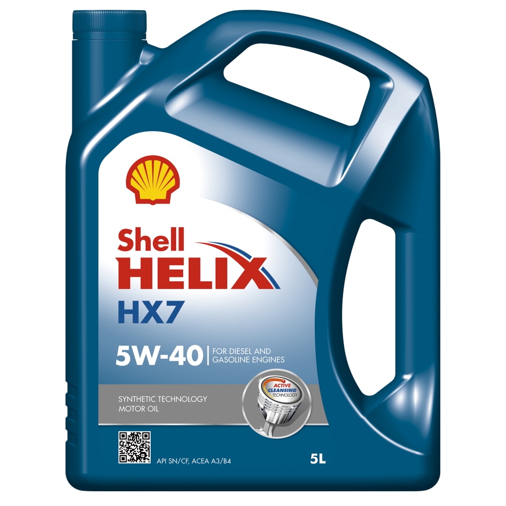 Aceite de coche Helix HX7 5W40 5L Shell 1