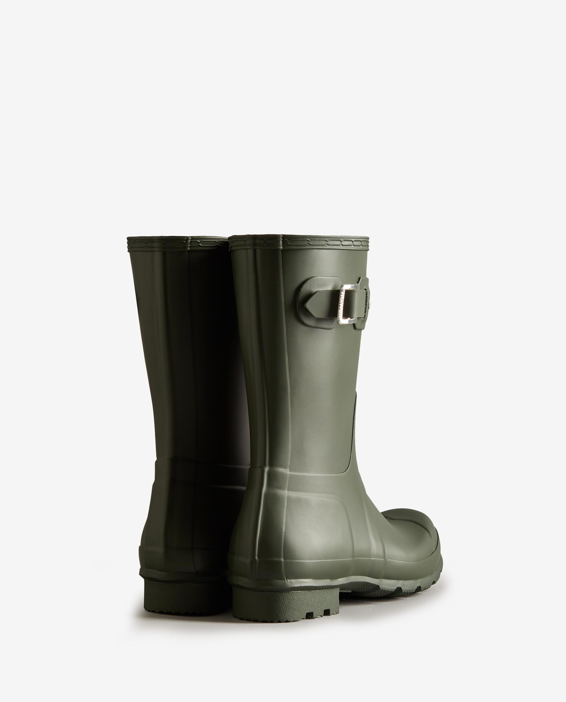 Bota hombre original short - Hunter - Verde Oliva Verde Oliva-2