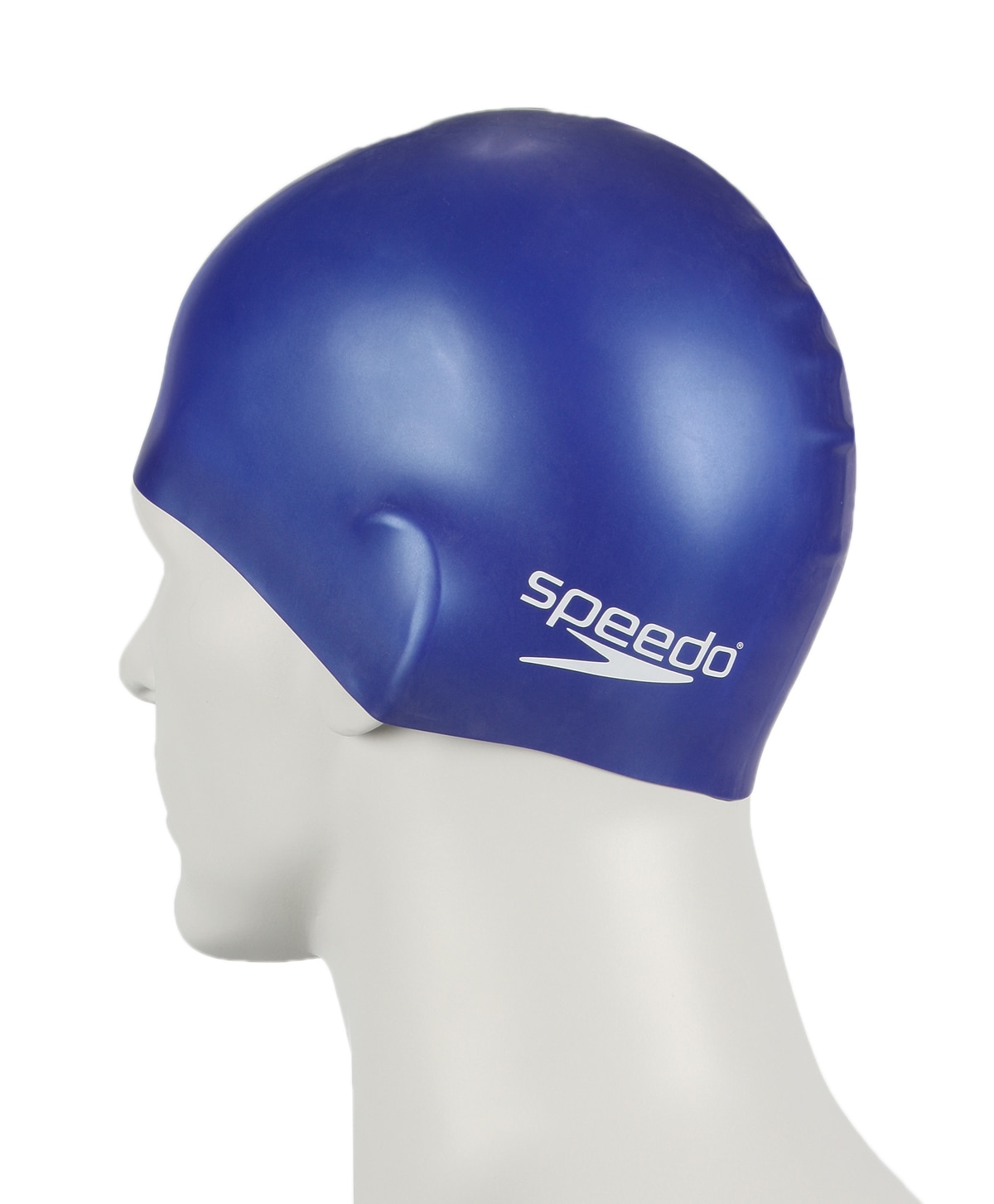 Gorro de natación junior Plain Moulded Silicone Cap Junior Speedo - Azul Azul-2