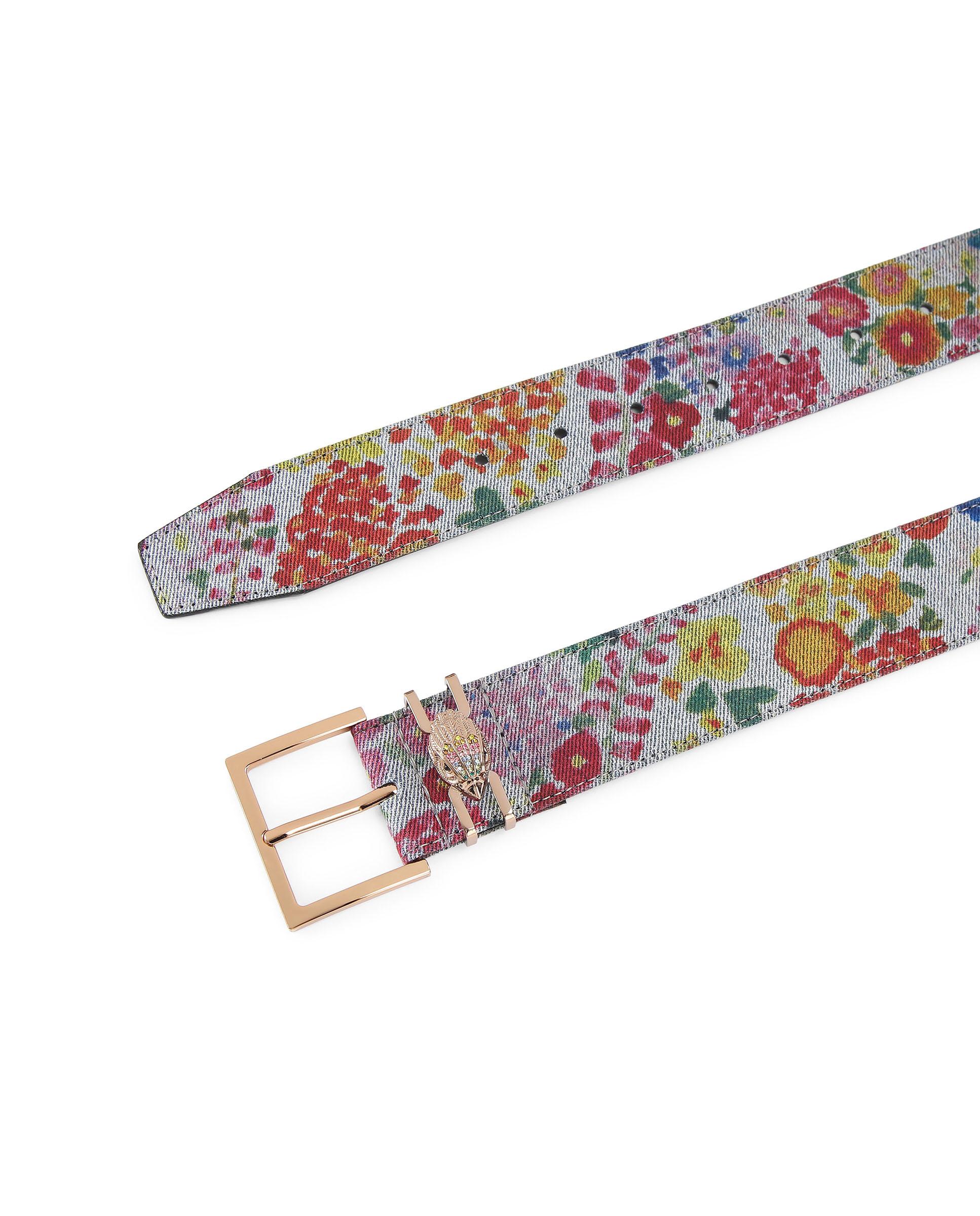 Imagen 4 de Cinturón de tejido con hebilla - Kurt Geiger - Multicolor Multicolor