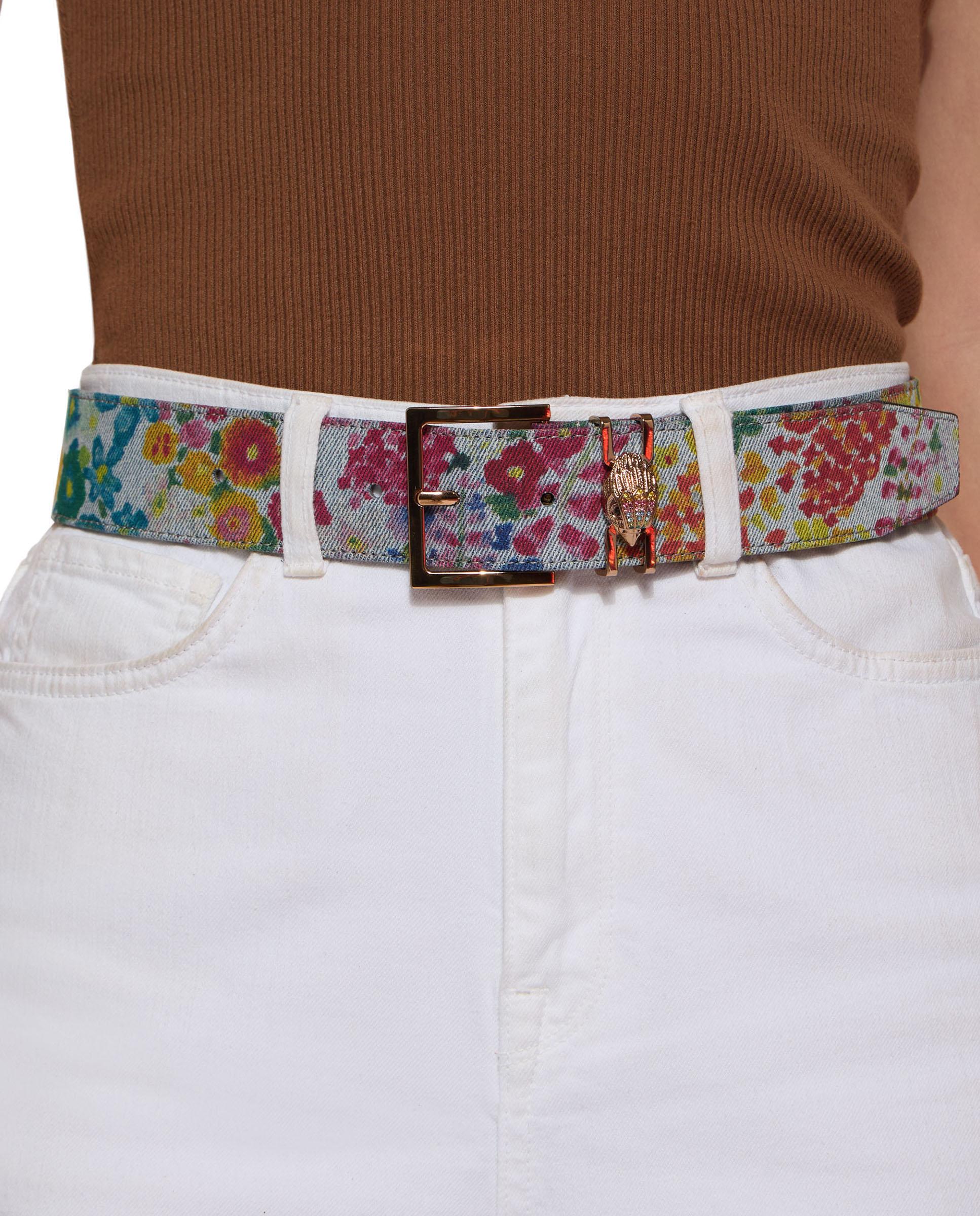 Imagen 2 de Cinturón de tejido con hebilla - Kurt Geiger - Multicolor Multicolor