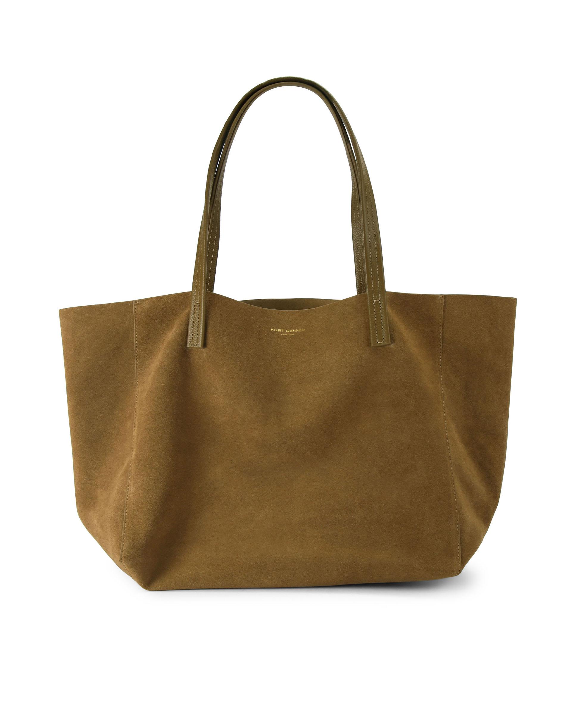 Shopper tote de piel - Kurt Geiger - Canela Canela-1