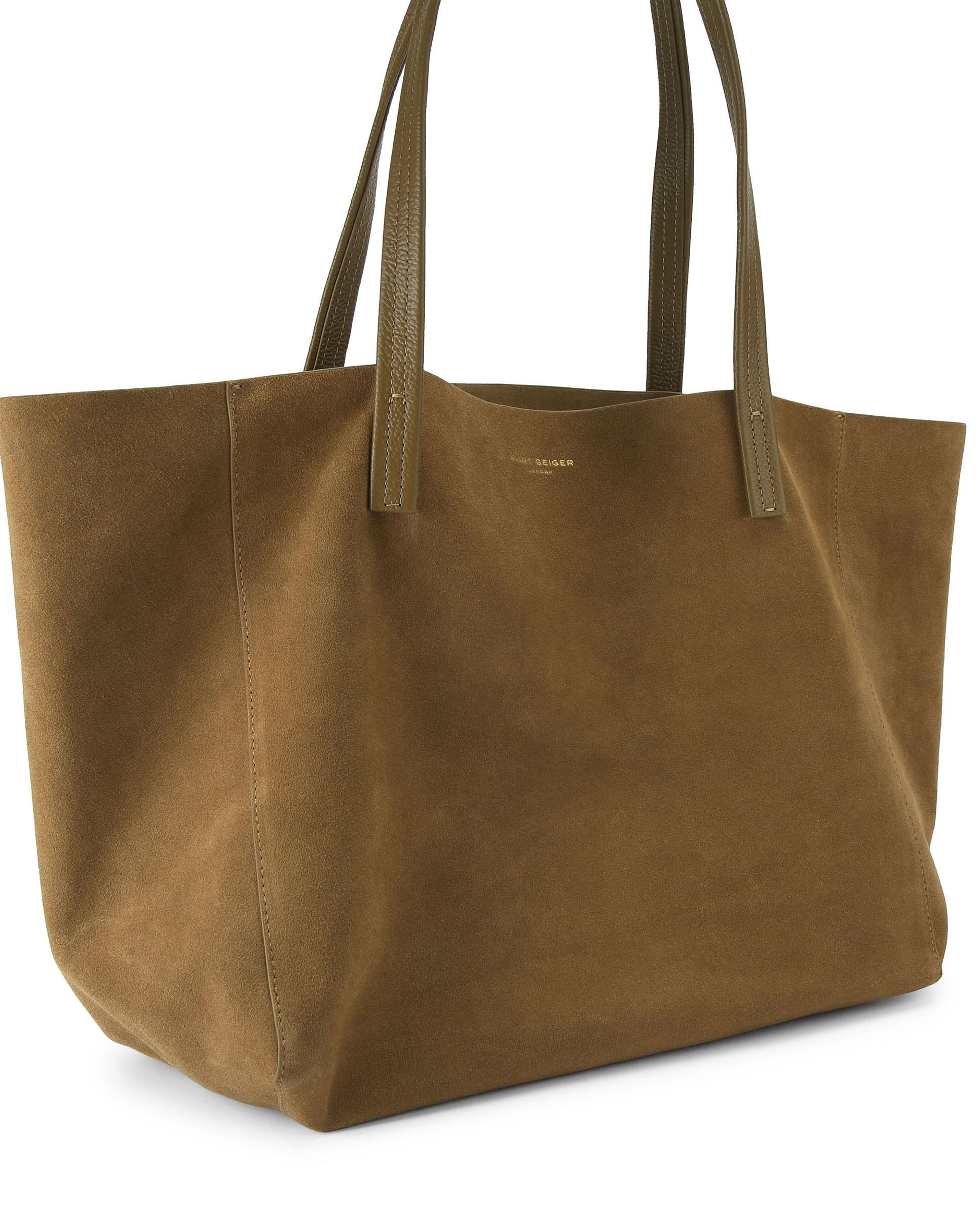 Shopper tote de piel - Kurt Geiger - Canela Canela-2