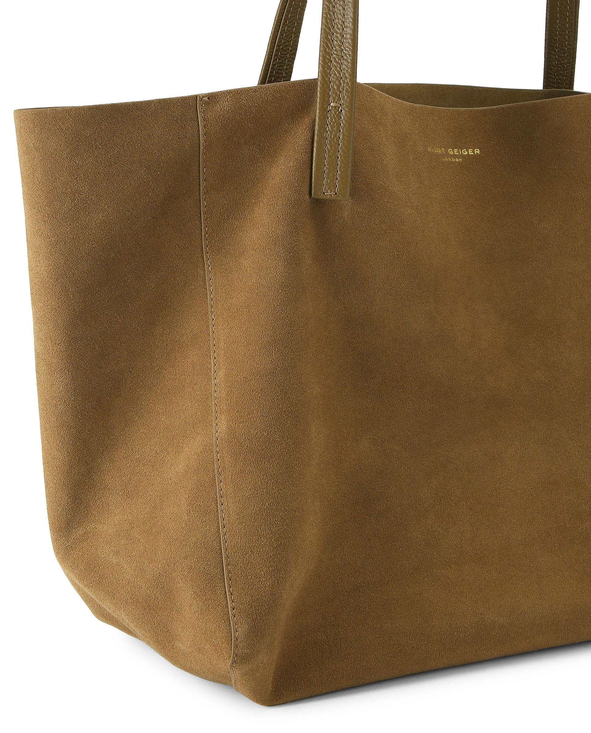 Shopper tote de piel - Kurt Geiger - Canela Canela-4