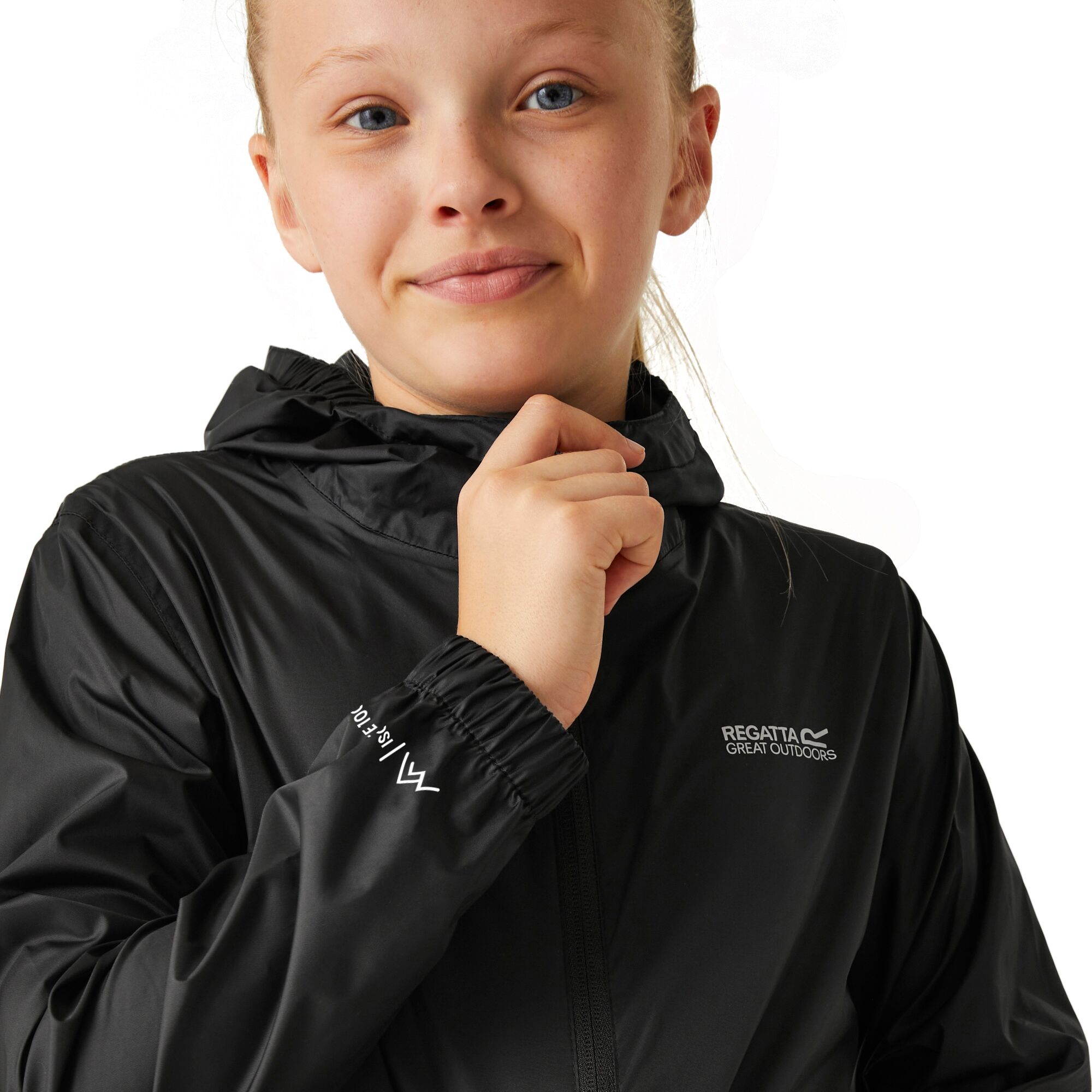 Chubasquero de niños Pack It III Regatta - Negro Negro-4