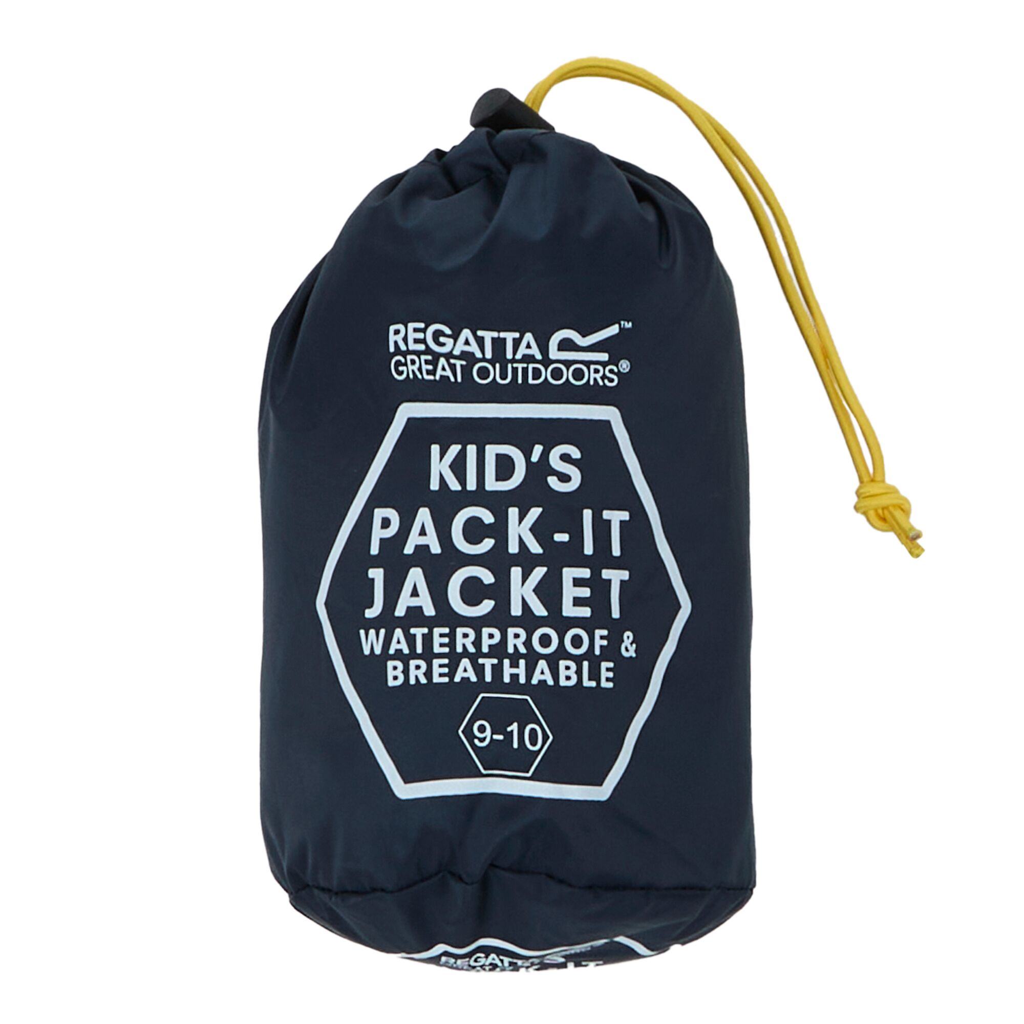 Chubasquero de niños Pack It III Regatta - Rosa claro Azul marino-6