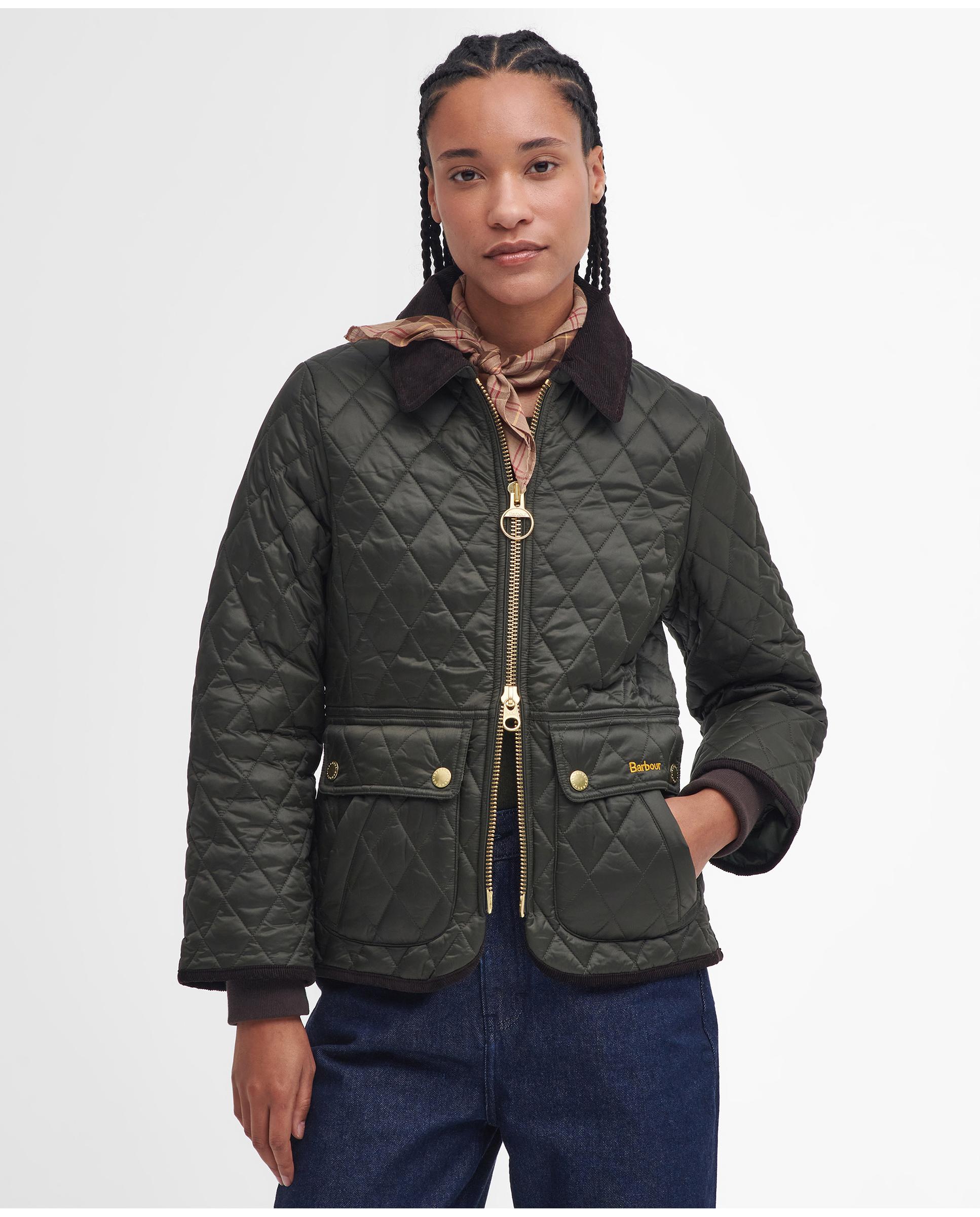 Chaqueta de mujer encerada beadnell - Barbour - Verde Verde-1