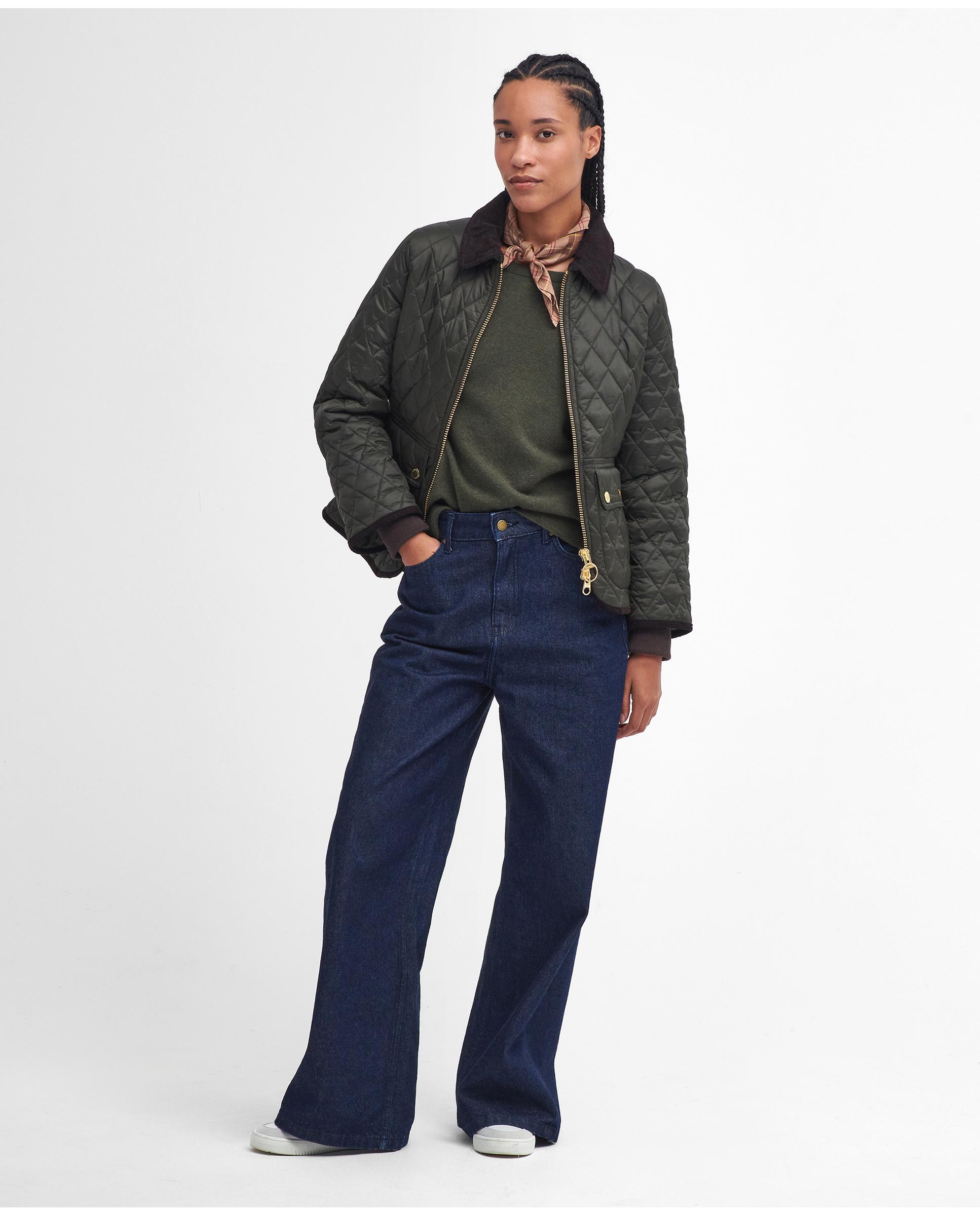 Chaqueta de mujer encerada beadnell - Barbour - Verde Verde-2