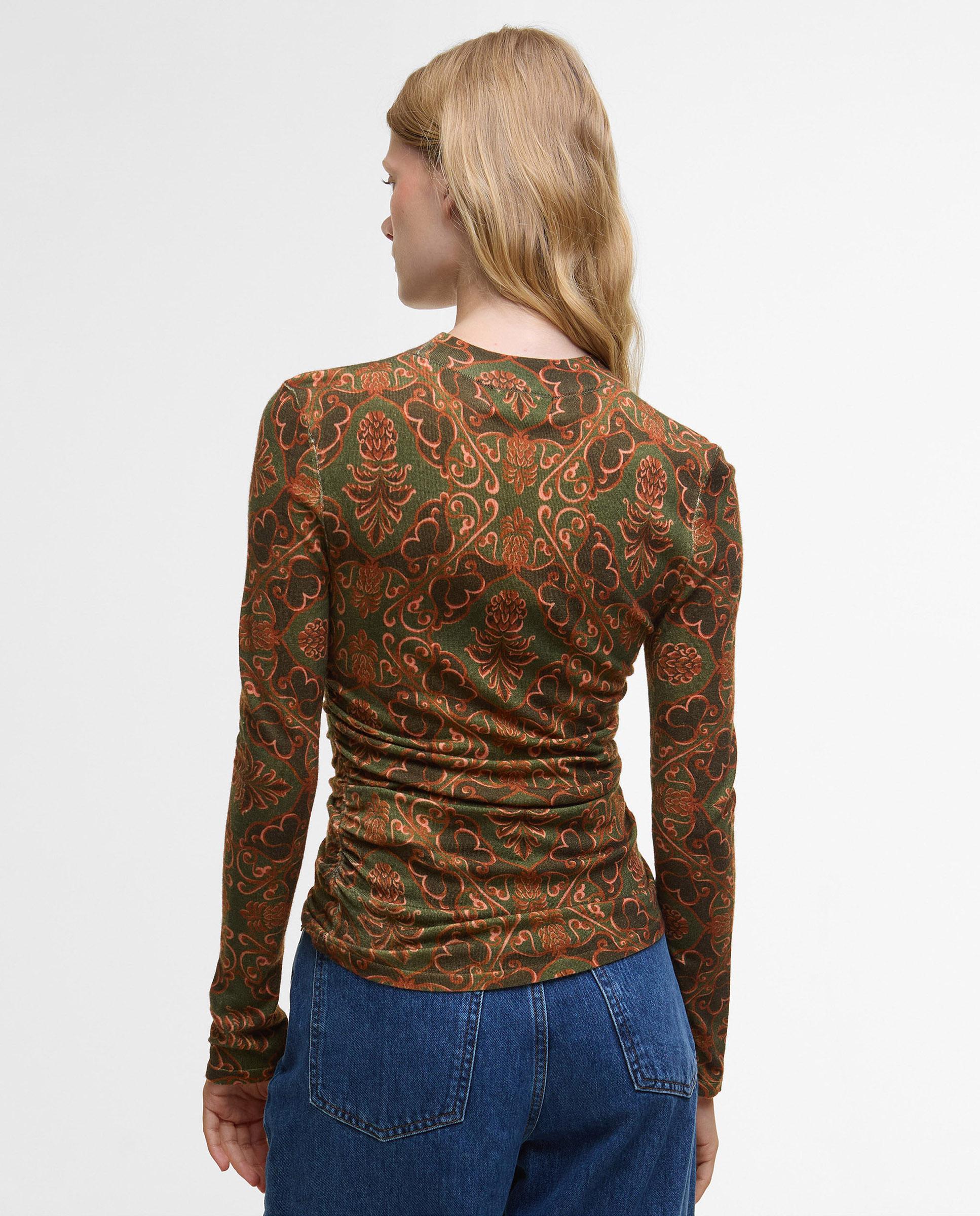 Camiseta de mujer de manga larga y cuello redondo - Barbour - Multicolor Multicolor-2
