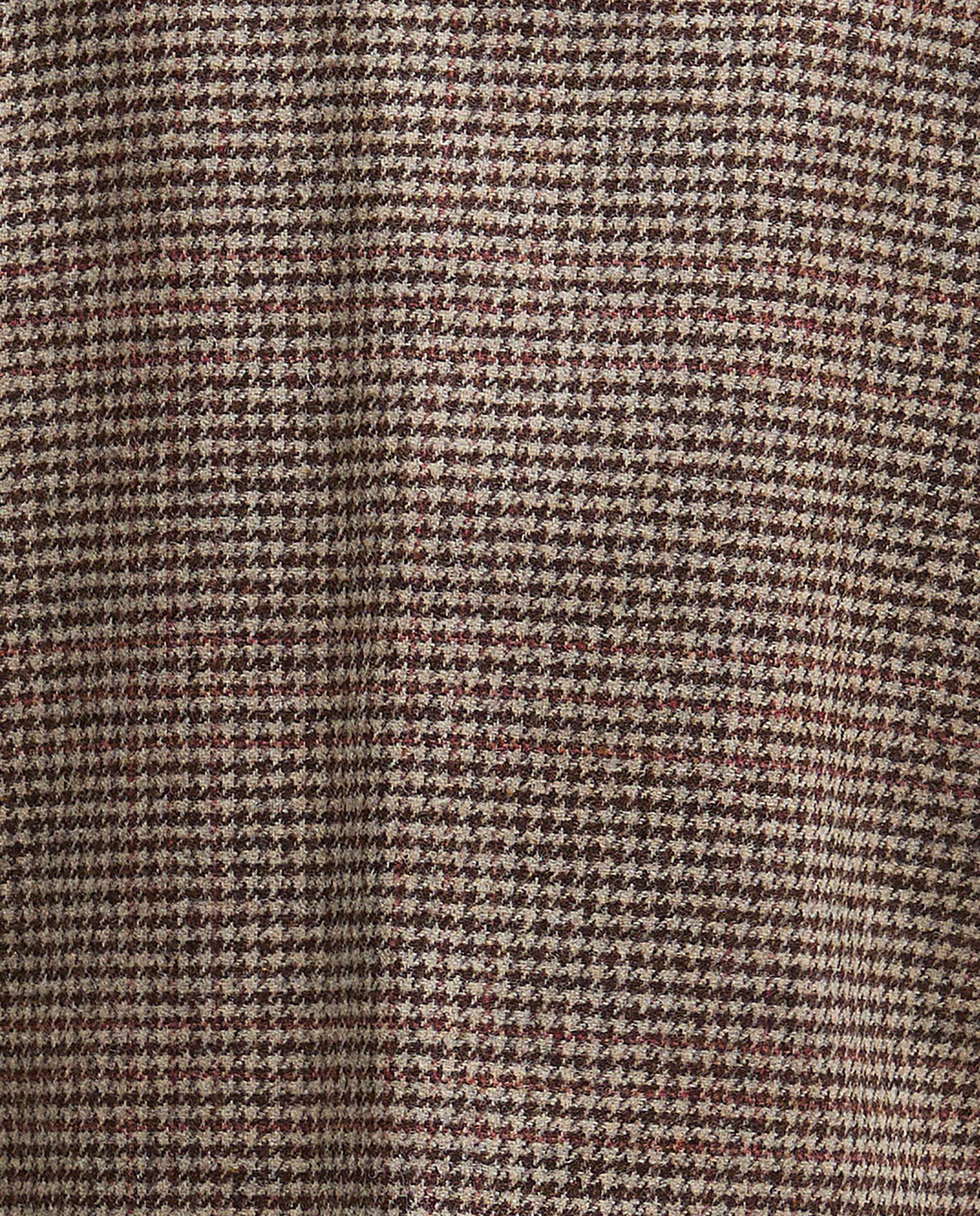 Blazer de mujer con estampado y bolsillos frontales tipo parche con solapa de cierre - Barbour - Marrón Marrón-5