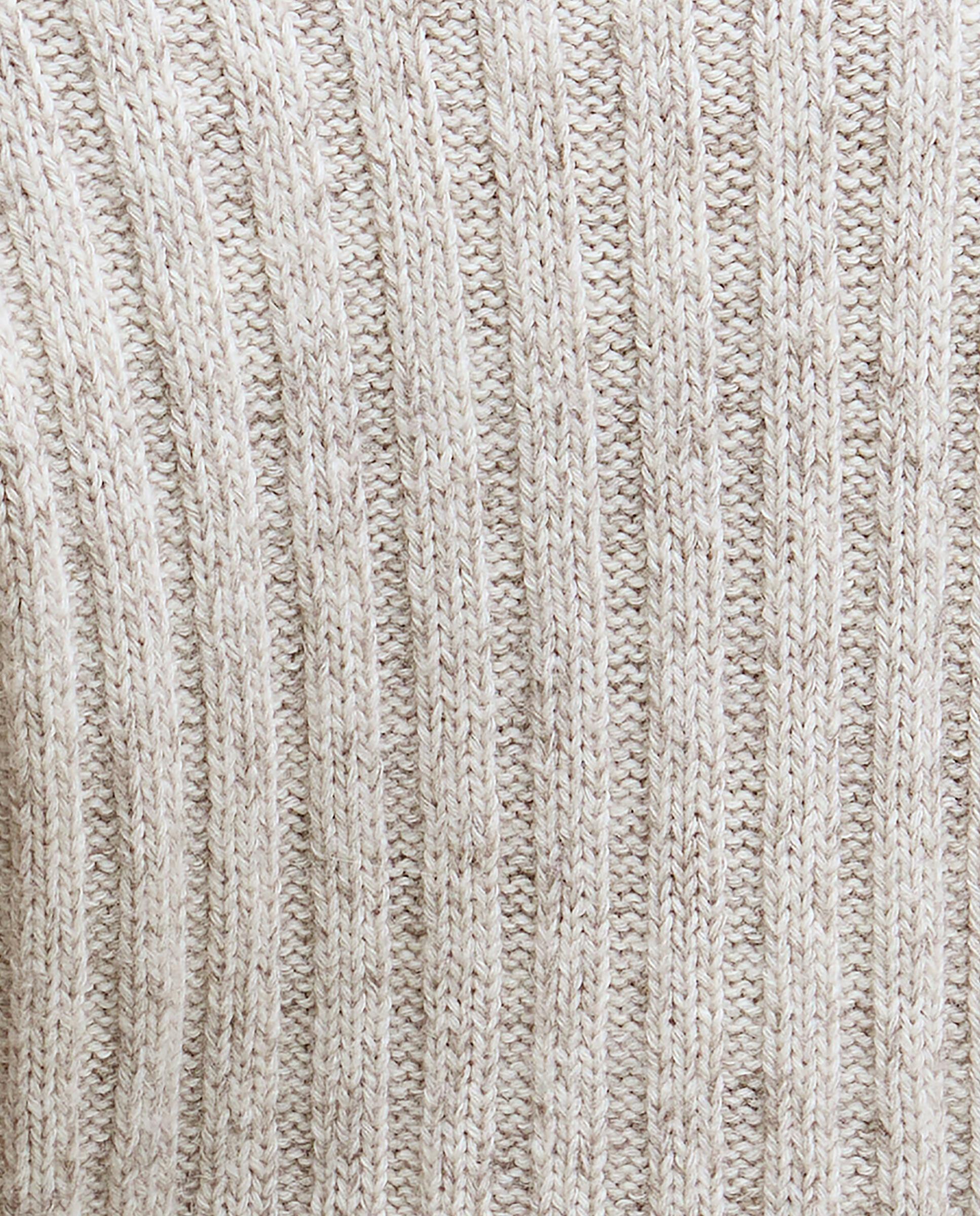 Chaleco de mujer de punto grueso, con tejido acanalado y cuello redondo - Barbour - Gris Gris-6