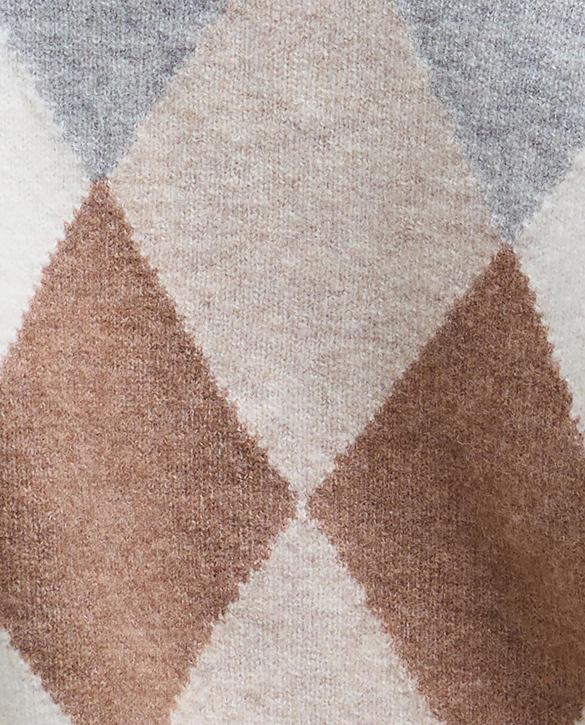 Cárdigan de mujer de punto con estampado geométrico y cuello en pico - Barbour - Multicolor Multicolor-7