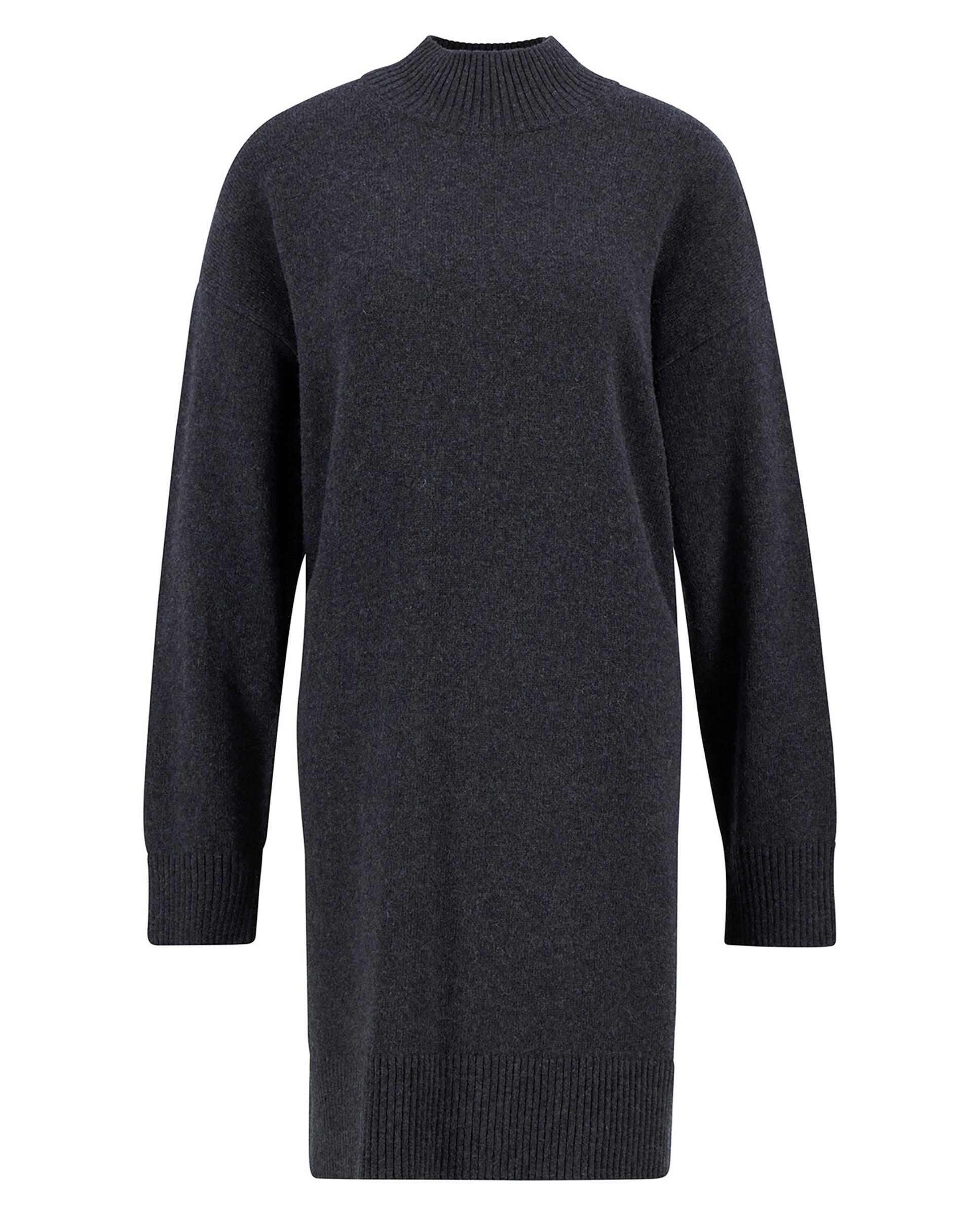 Vestido de punto y corte recto de manga larga - Barbour - Azul Azul-7