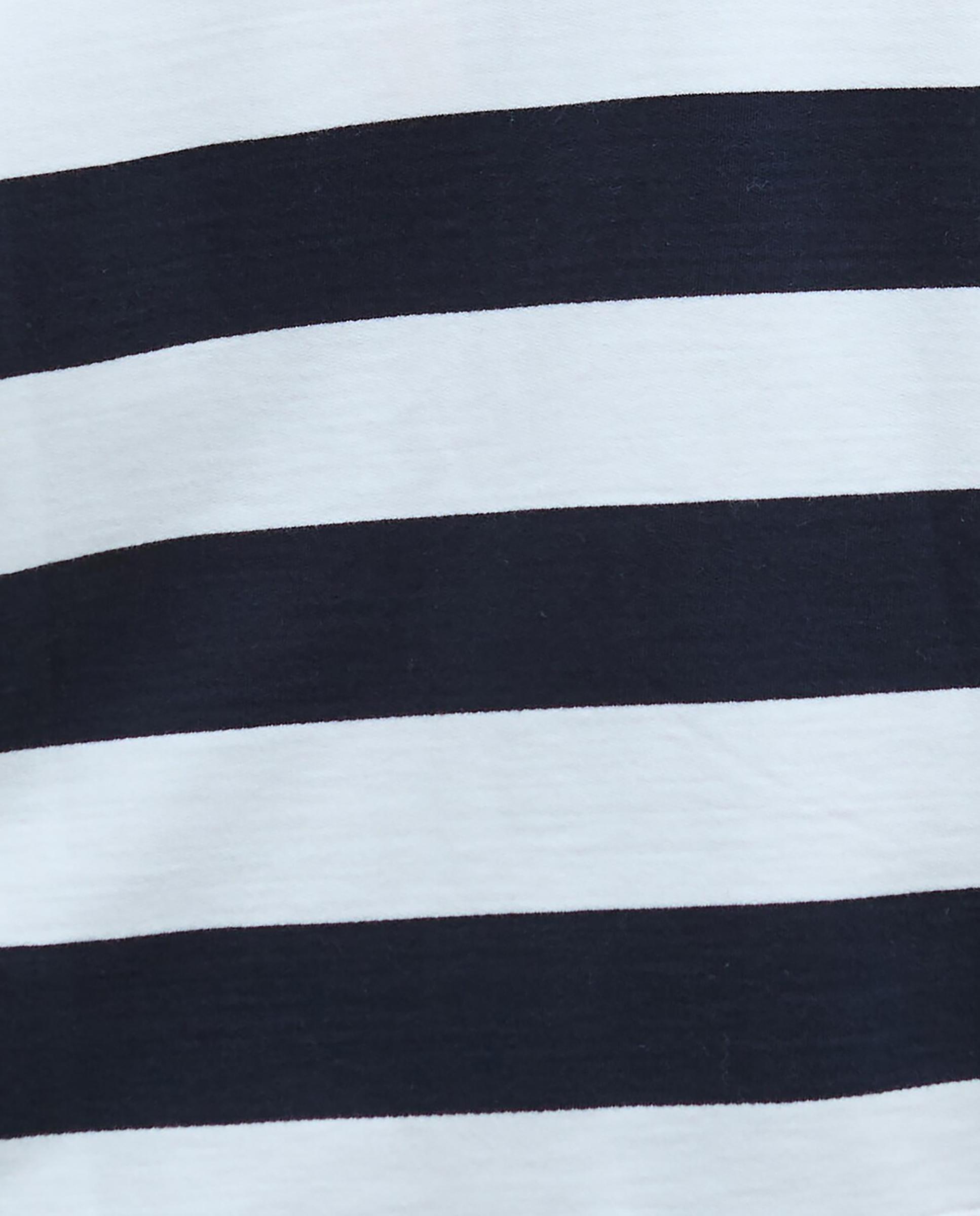Sudadera de mujer con diseño de rayas y cuello redondo - Barbour - Azul Azul-6