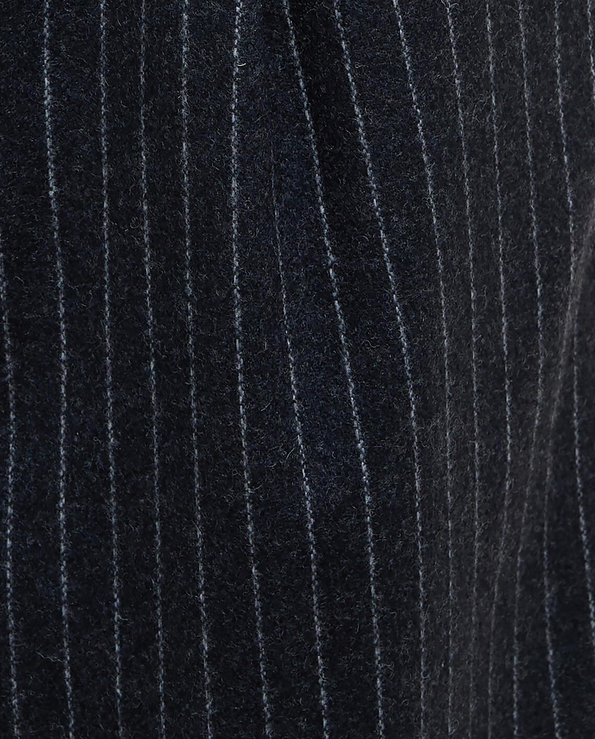 Pantalón recto de mujer con estampado de raya y sistema de cierre con cremallera y botón - Barbour - Negro Negro-6