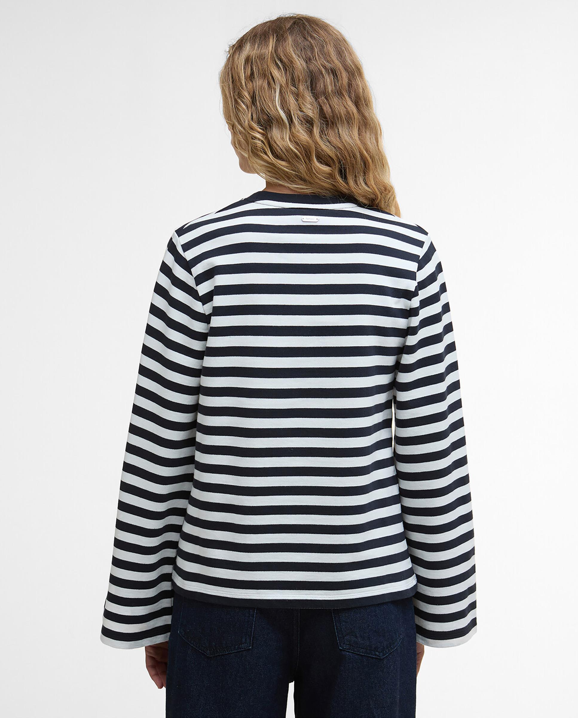 Sudadera de mujer con diseño de rayas y cuello redondo - Barbour - Multicolor Multicolor-2