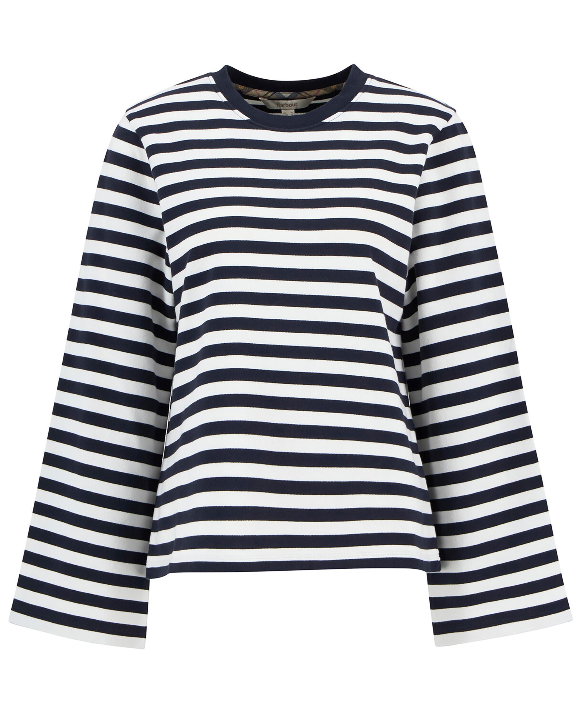 Sudadera de mujer con diseño de rayas y cuello redondo - Barbour - Multicolor Multicolor-7