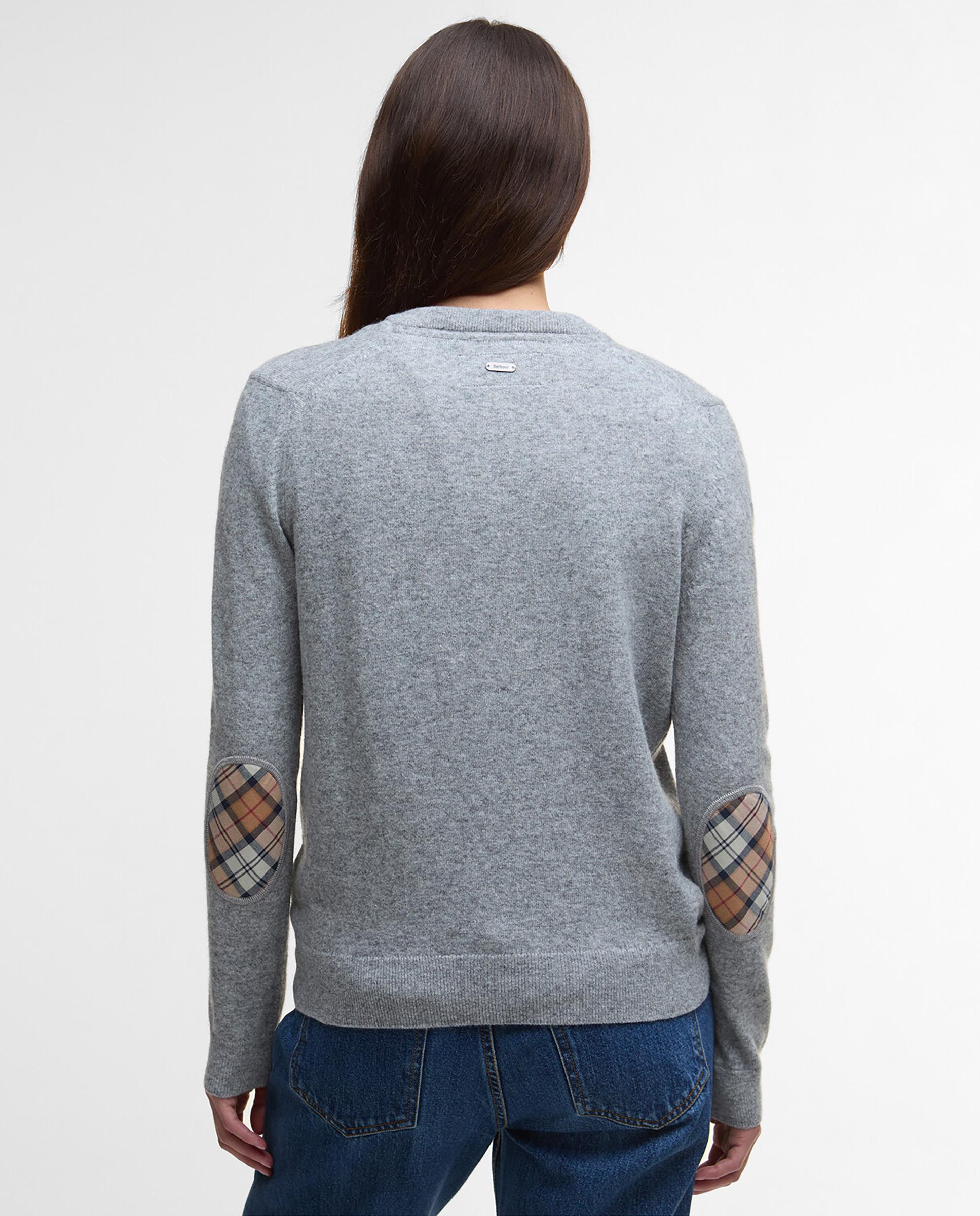 Cárdigan de mujer de punto fino y cierre de botones - Barbour - Gris Gris-2