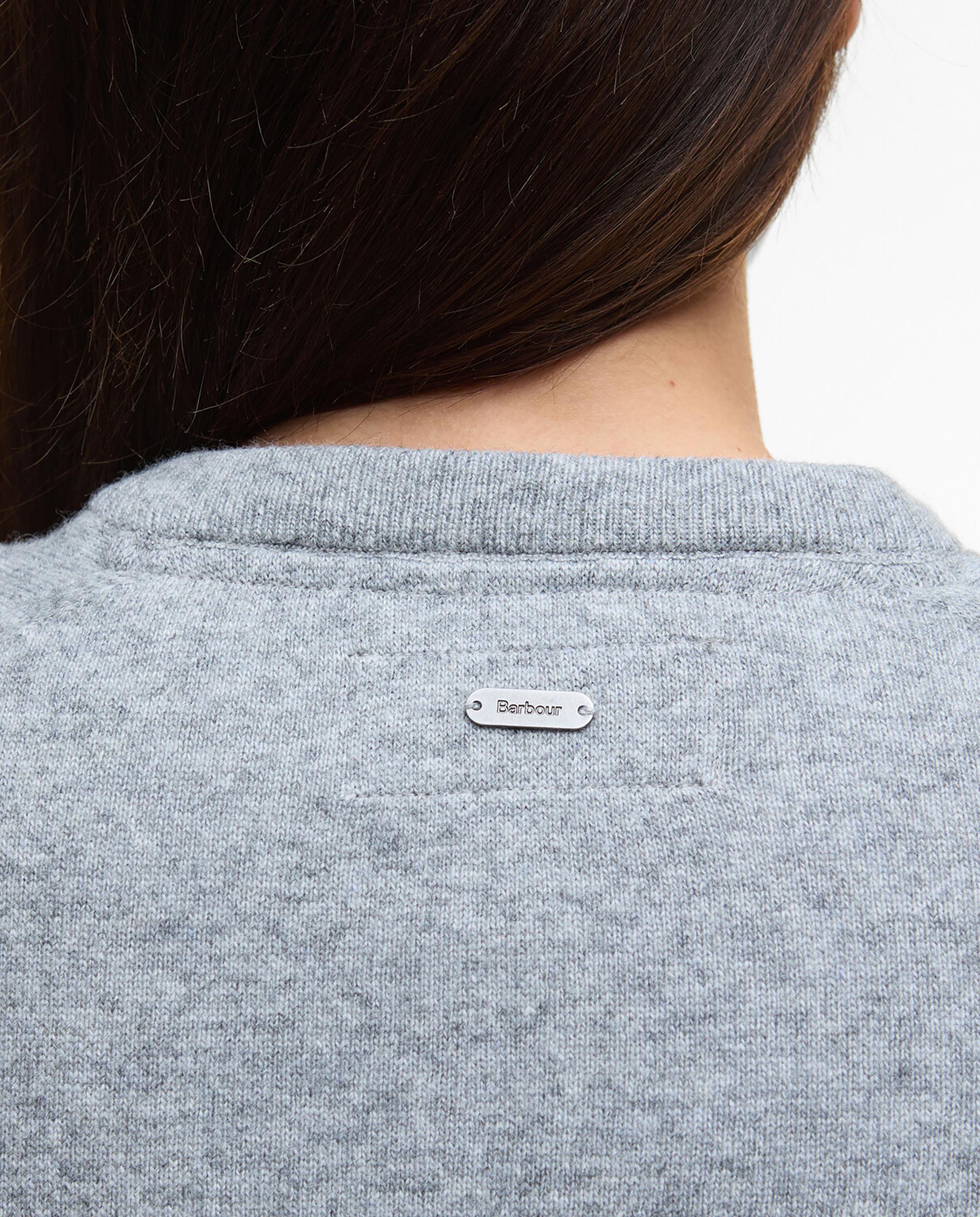 Cárdigan de mujer de punto fino y cierre de botones - Barbour - Gris Gris-6