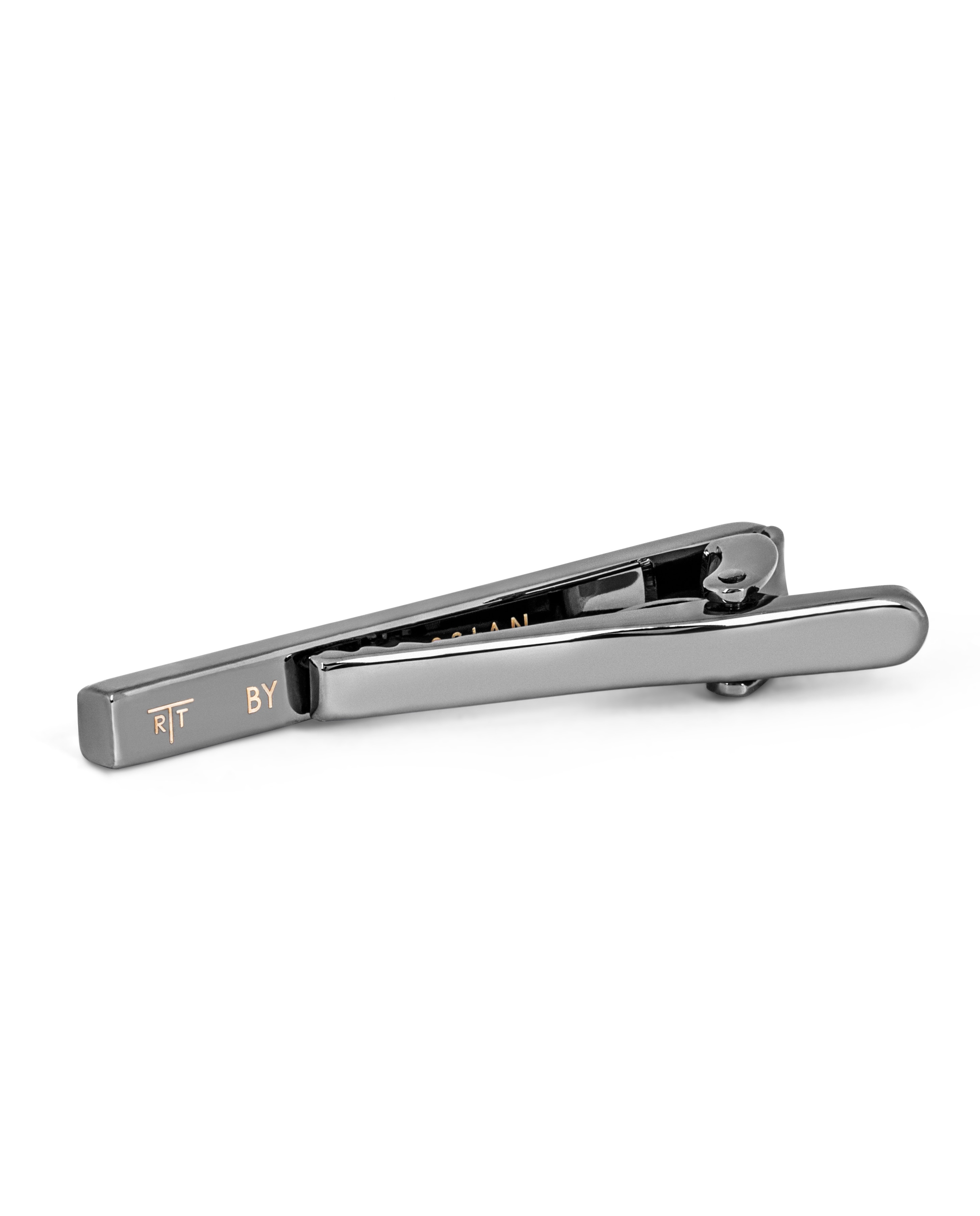 Pasador de corbata Zen en oscuro metalizado - Tateossian - Gris Gris-2