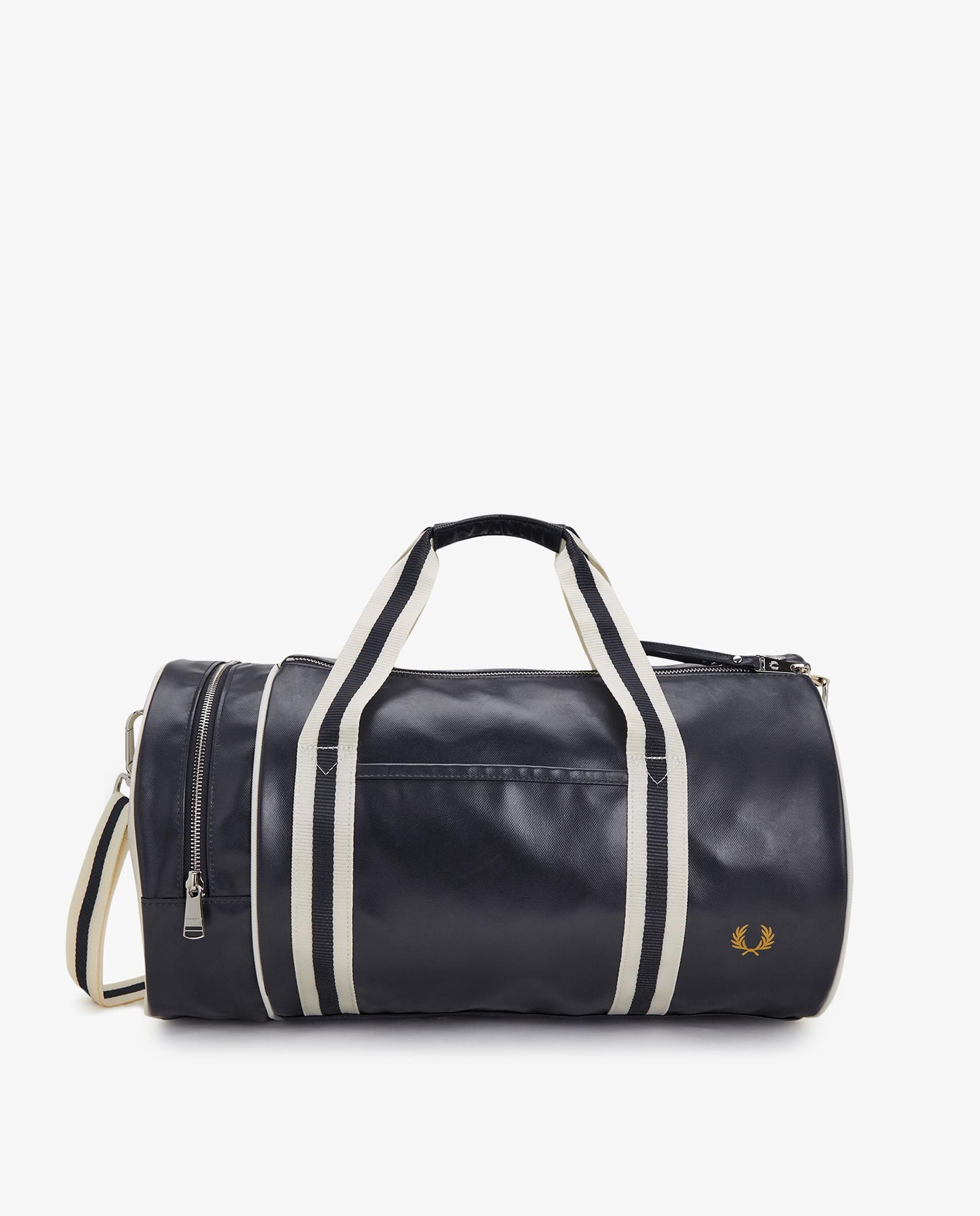 Imagen 1 de Bandolera de hombre clásica tipo barril con contrastes - Fred Perry - Azul marino Azul marino