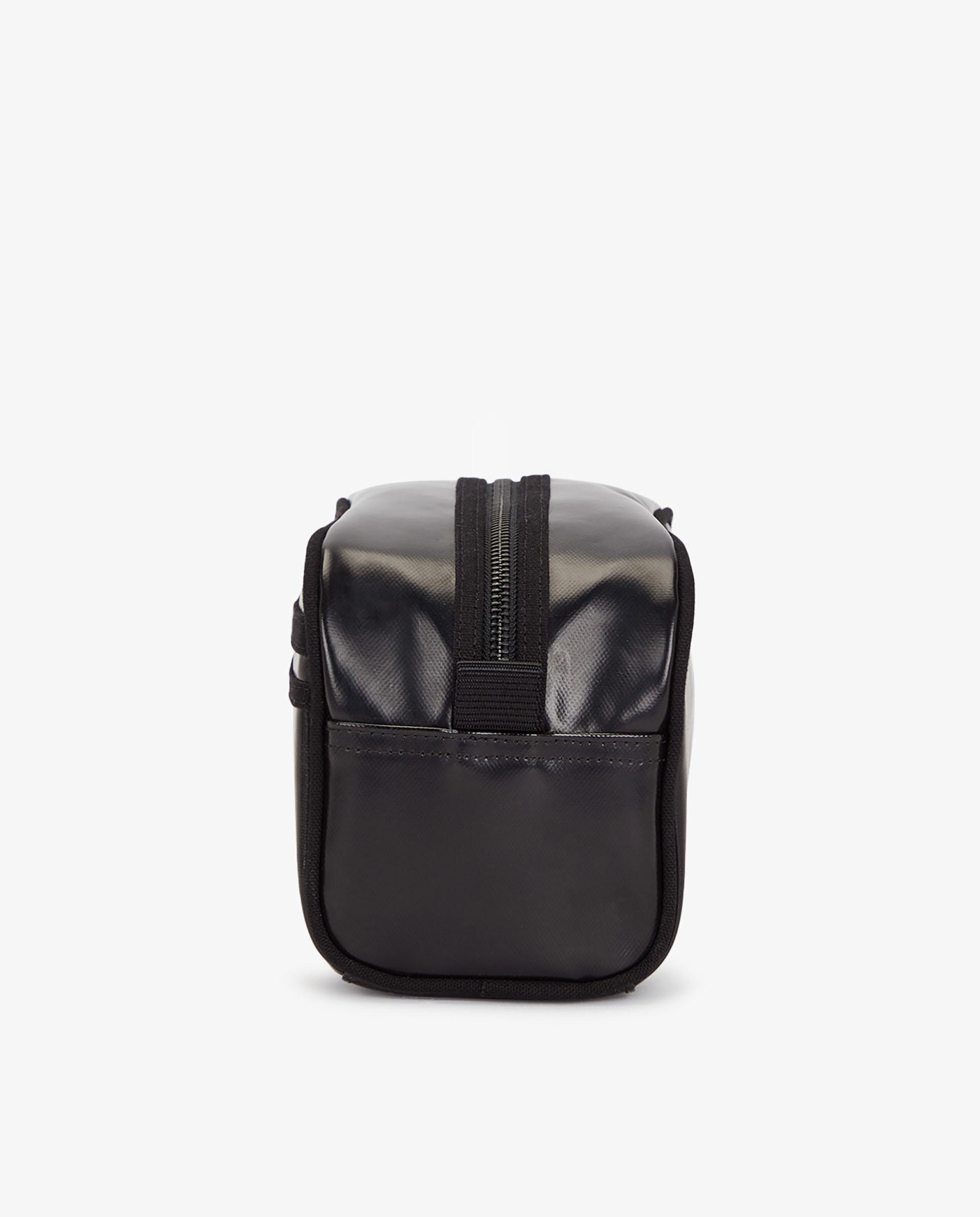 Neceser de hombre de poliéster revestido con asa de mano - Fred Perry - Negro Negro-3