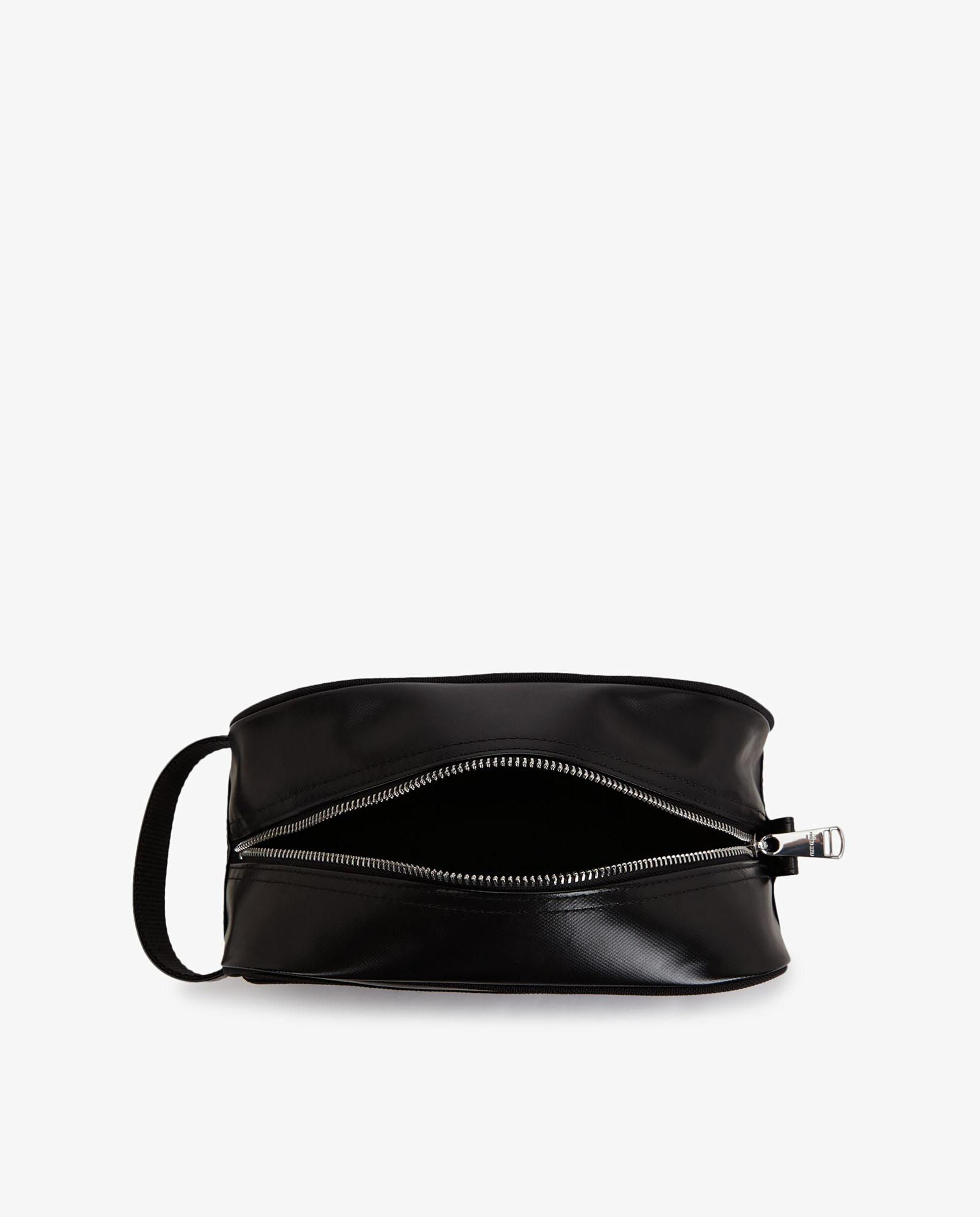 Neceser de hombre de poliéster revestido con asa de mano - Fred Perry - Negro Negro-6