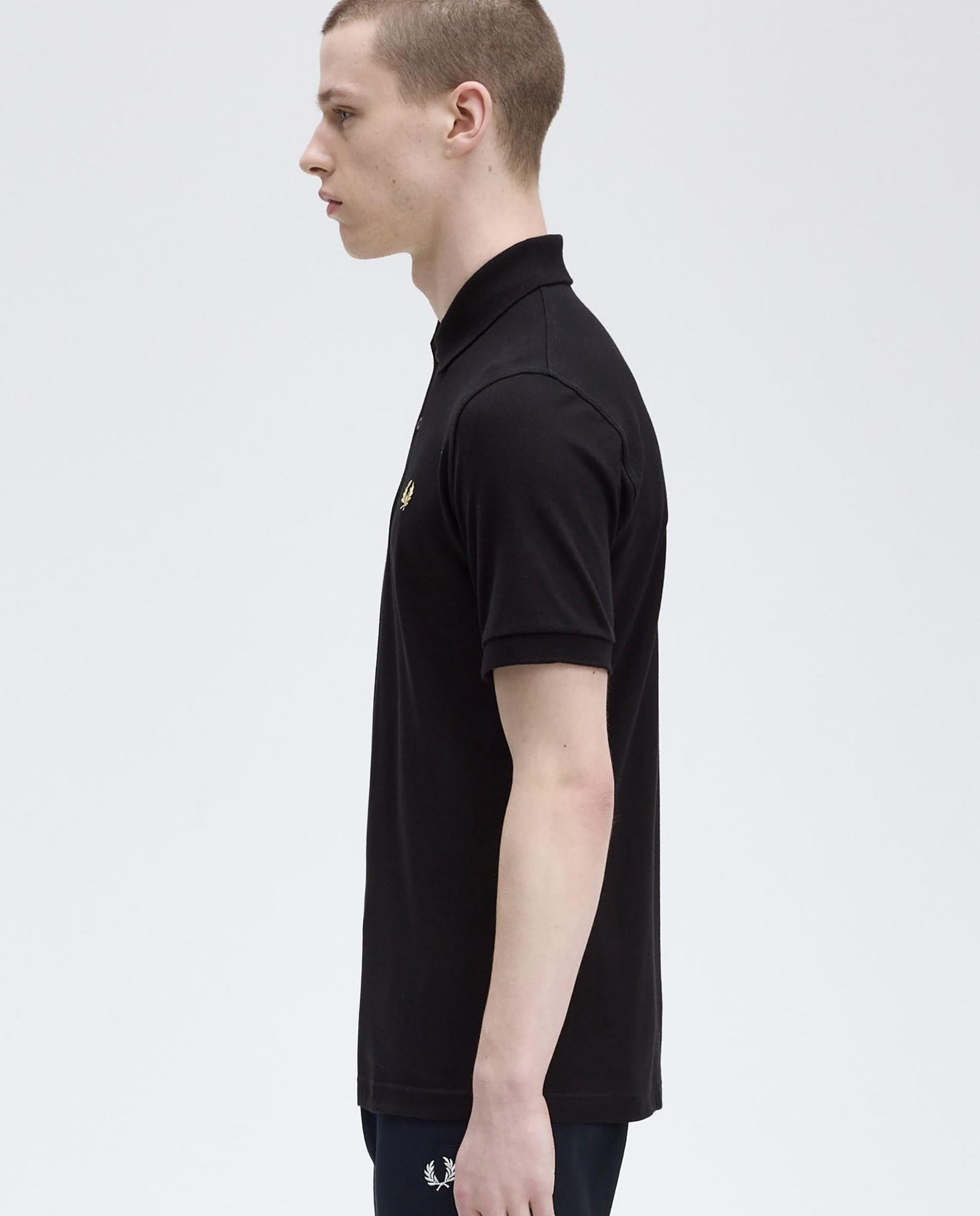 Polo de hombre manga corta hecho en Inglaterra - Fred Perry - Negro Negro-2