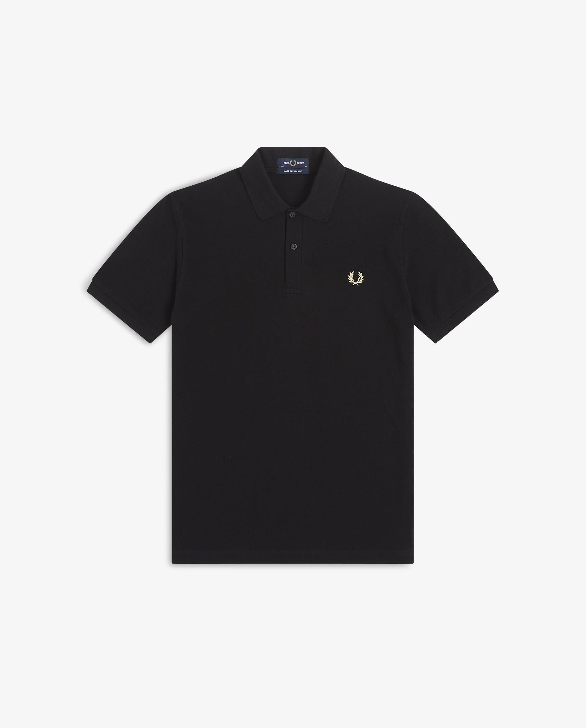 Polo de hombre manga corta hecho en Inglaterra - Fred Perry - Negro Negro-5
