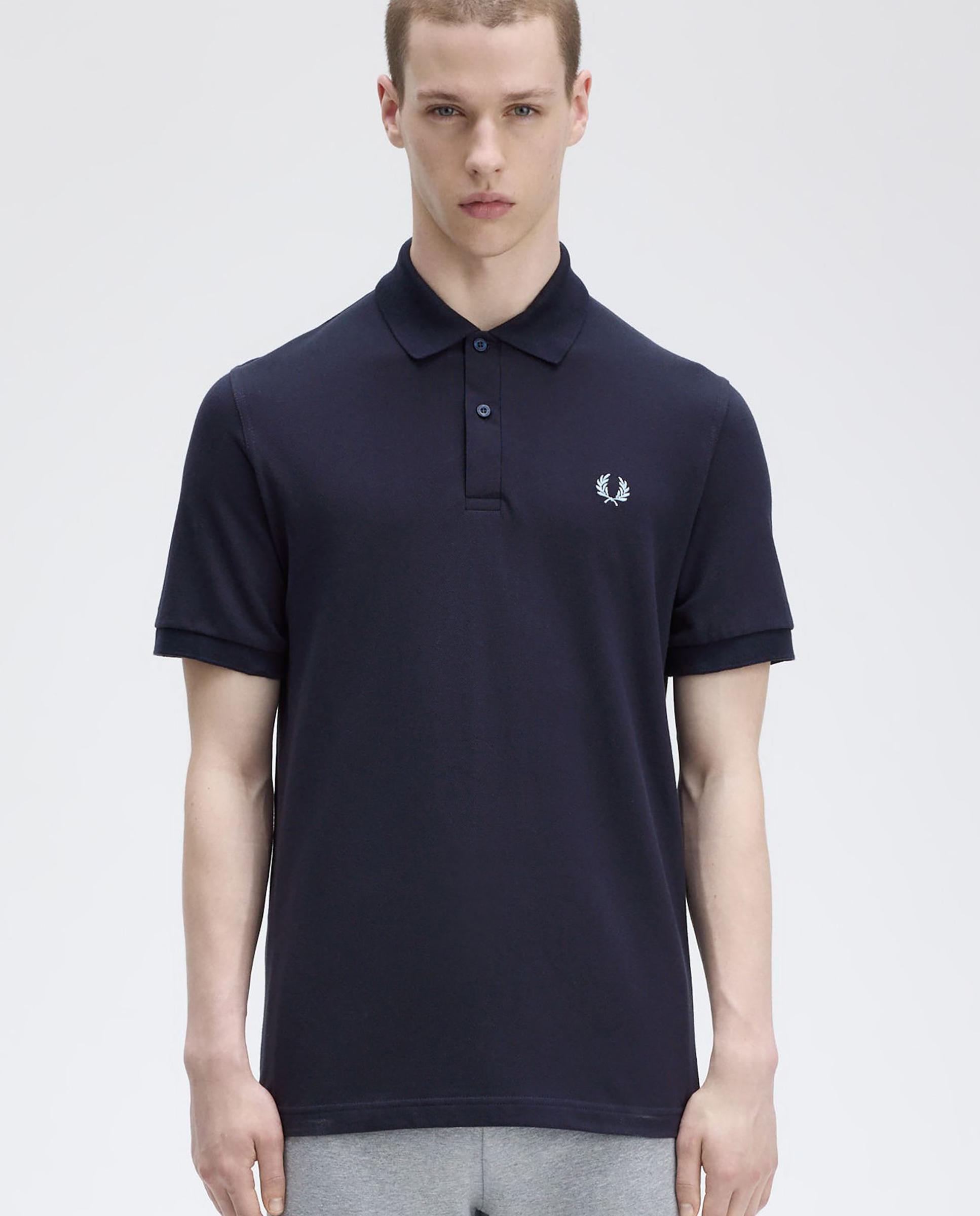 Polo de hombre manga corta hecho en Inglaterra - Fred Perry - Azul marino Azul marino-1