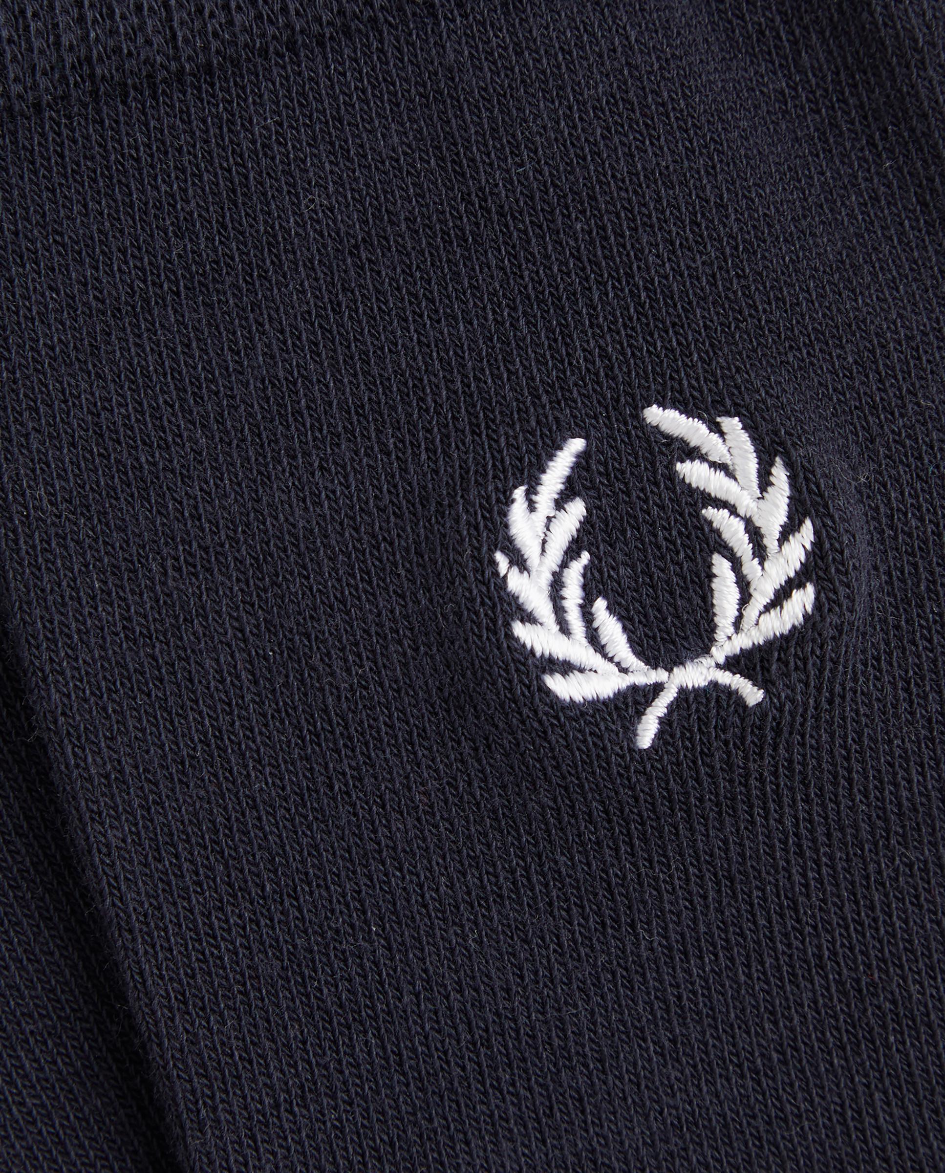 Calcetines altos de hombre lisos con logotipo a contraste - Fred Perry - Azul oscuro Azul oscuro-3