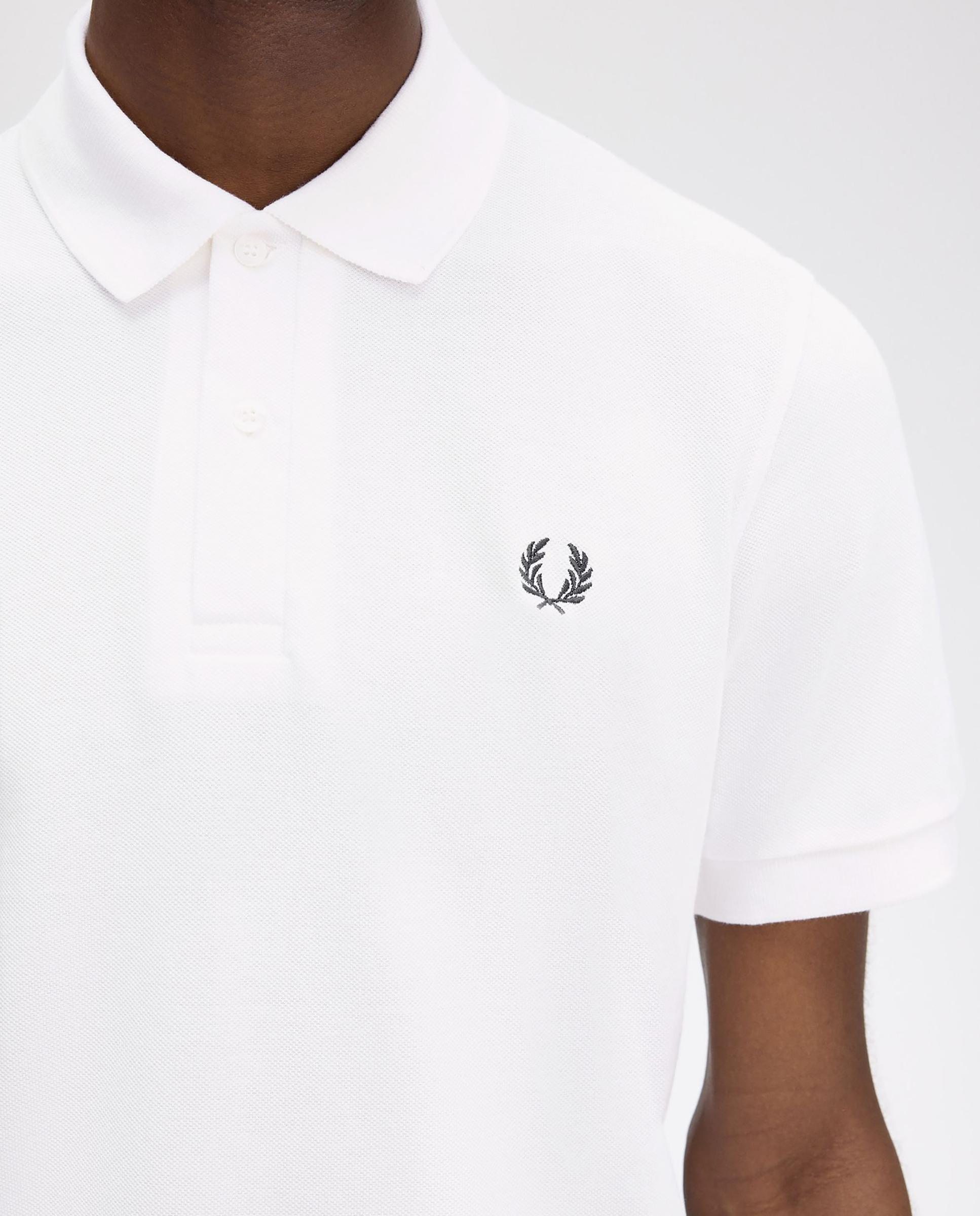 Polo de hombre manga corta hecho en Inglaterra - Fred Perry - Blanco Blanco-4