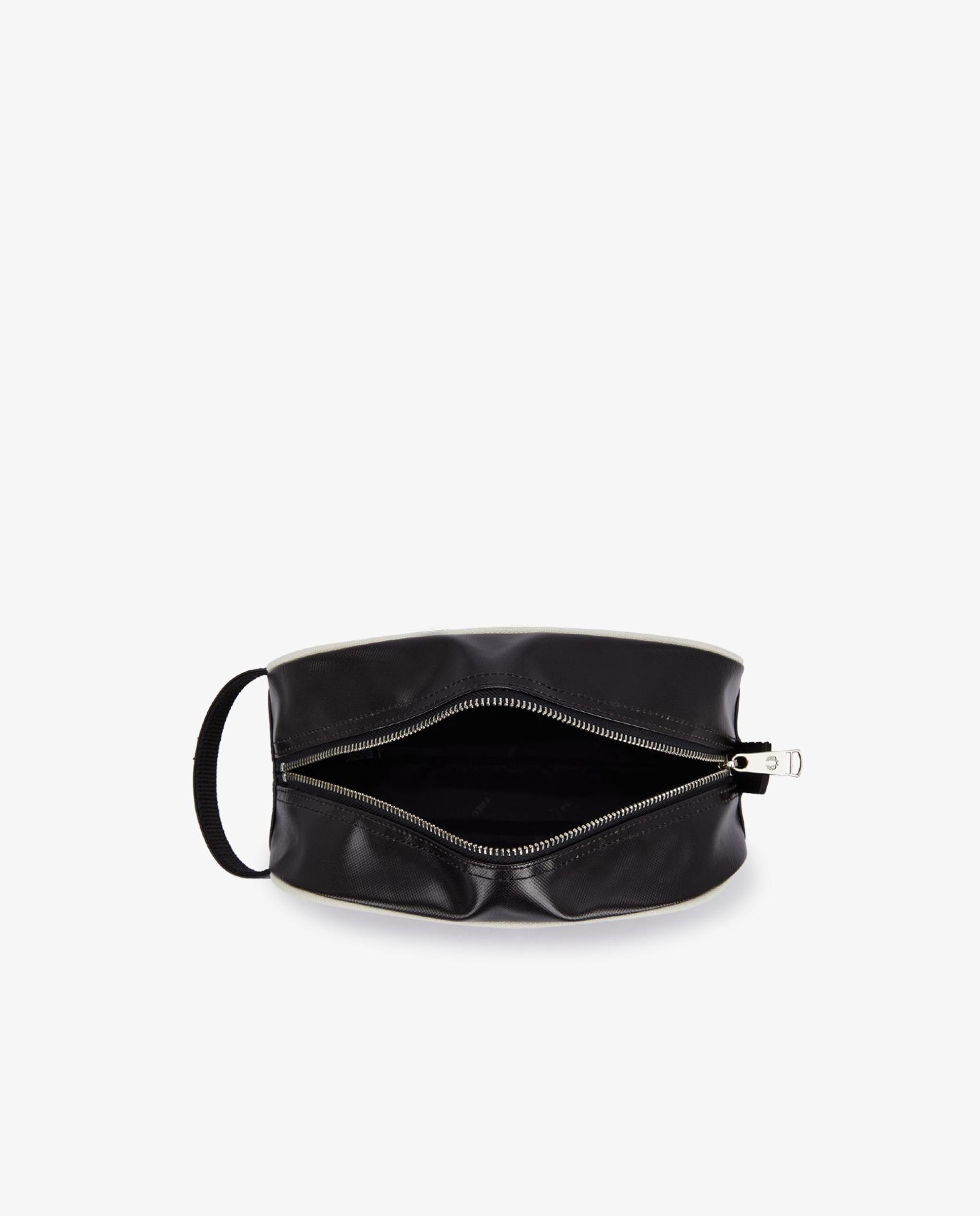 Neceser de hombre con asa de mano y cierre de cremallera - Fred Perry - Negro Negro-4
